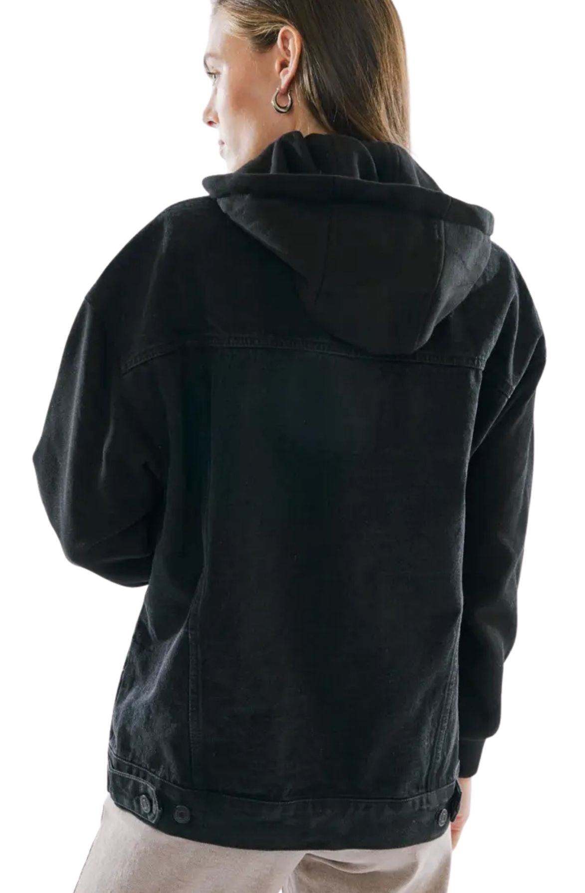 Hooded Boyfriend Jacket