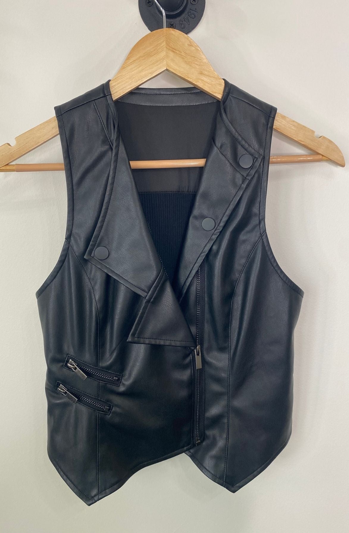 Vegan Leather Vest