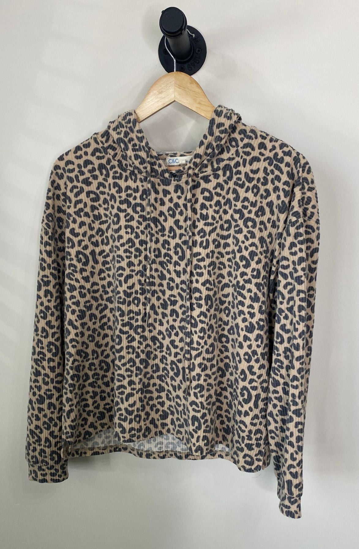Leopard Hooded Top