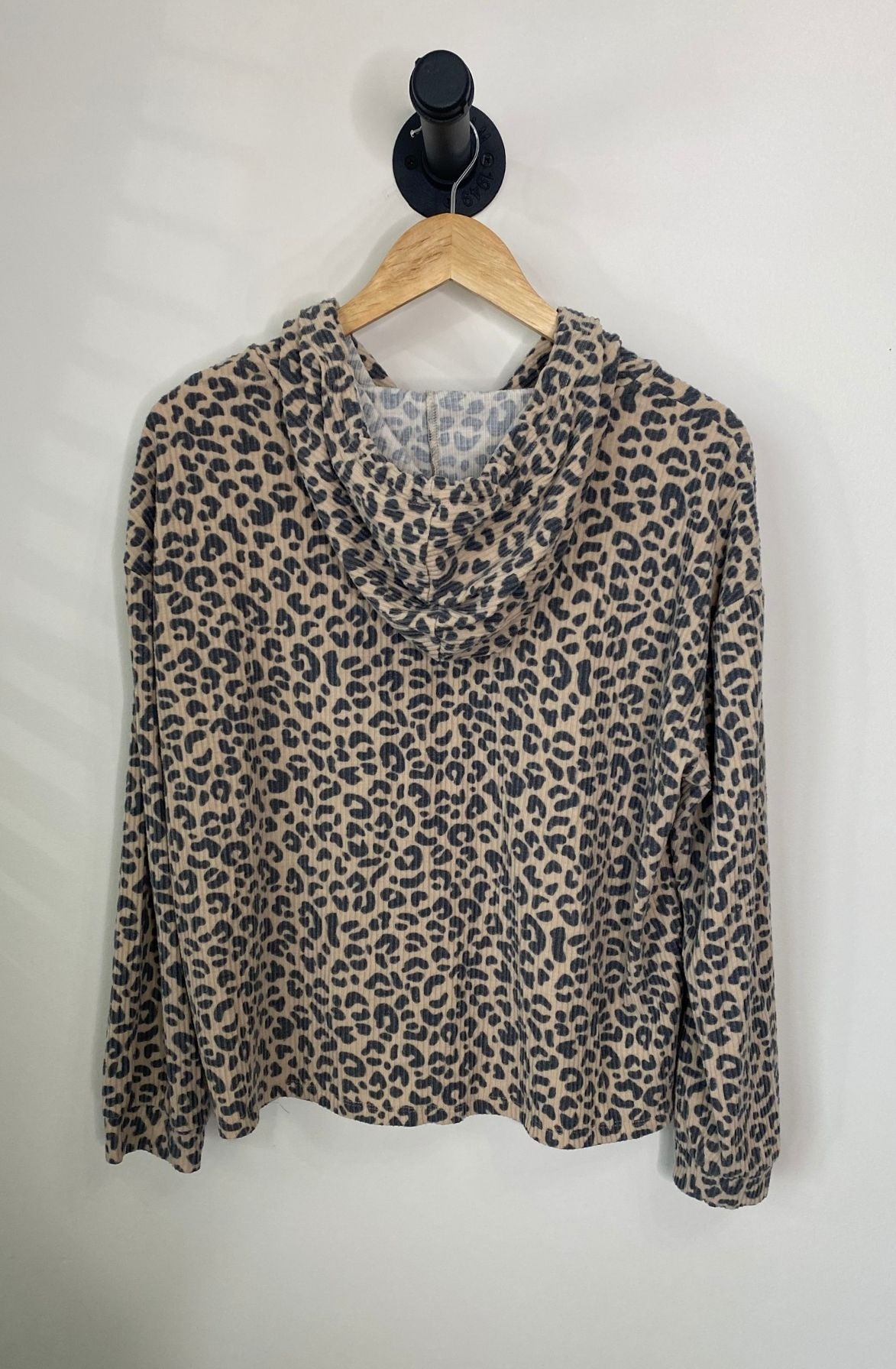 Leopard Hooded Top