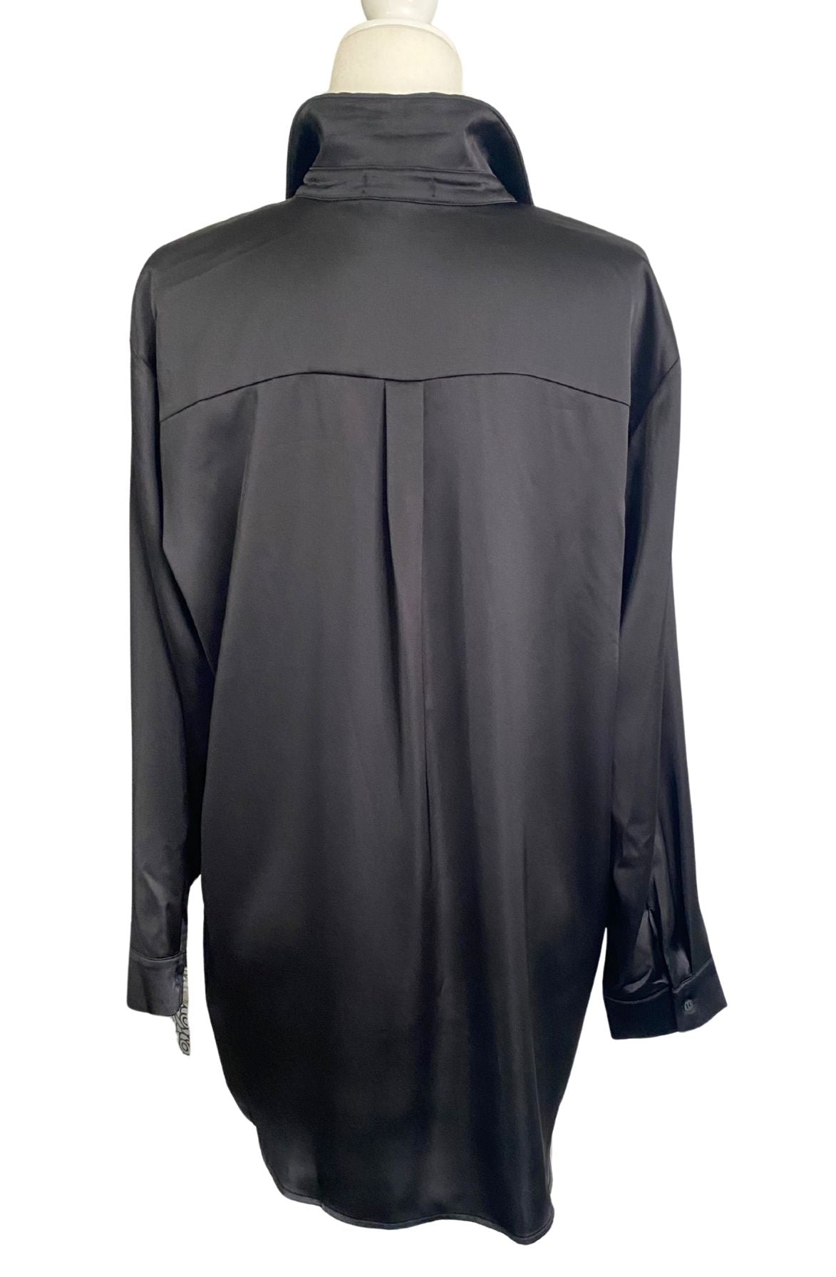 Black Satin Tunic