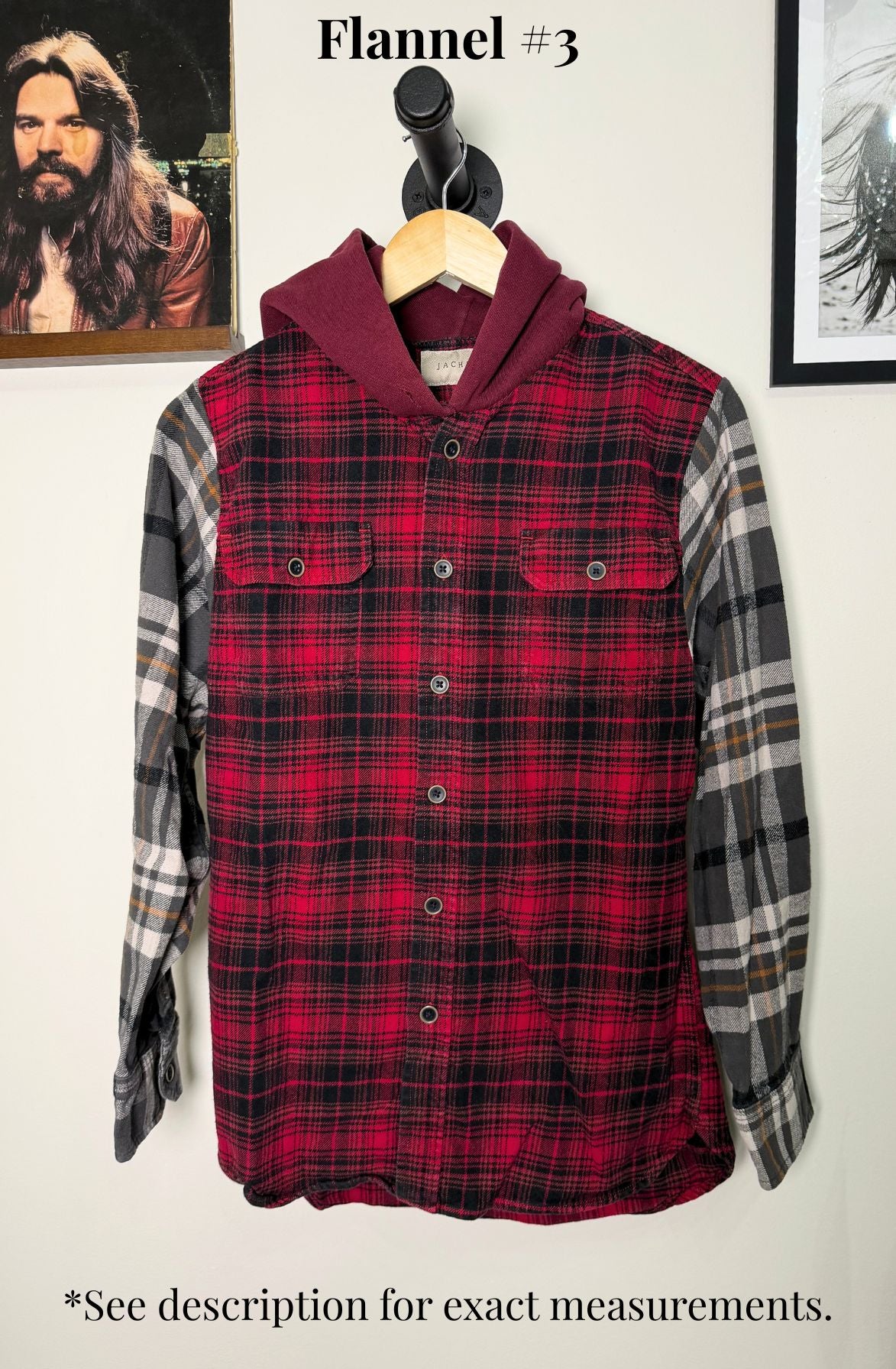 Reworked Vintage Hooded Flannel