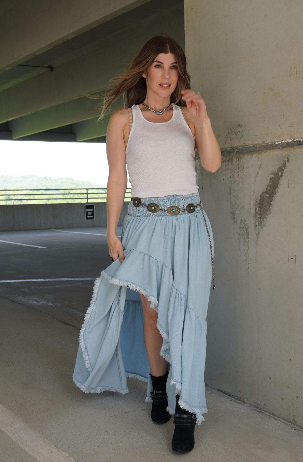 Santa Fe Tencel Skirt