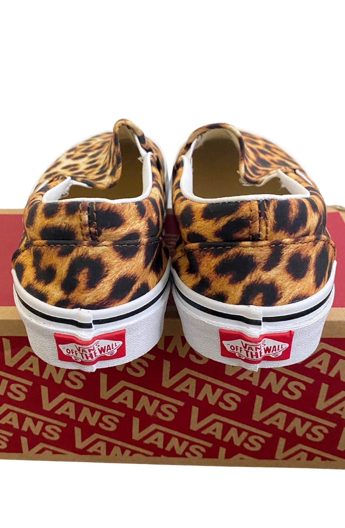 Vans Leopard Print Classic Slip-On Shoes