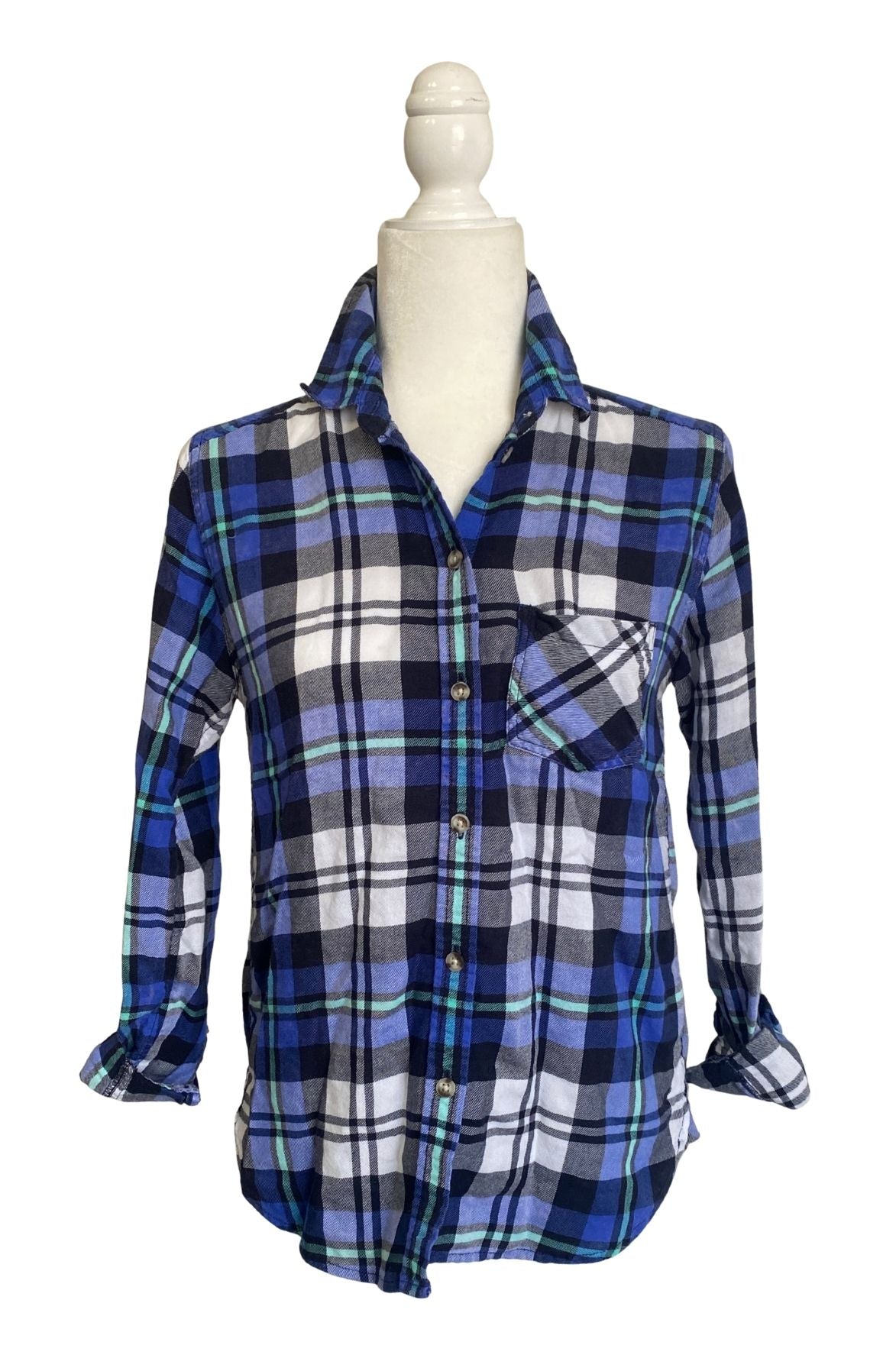 American Eagle Blue Flannel