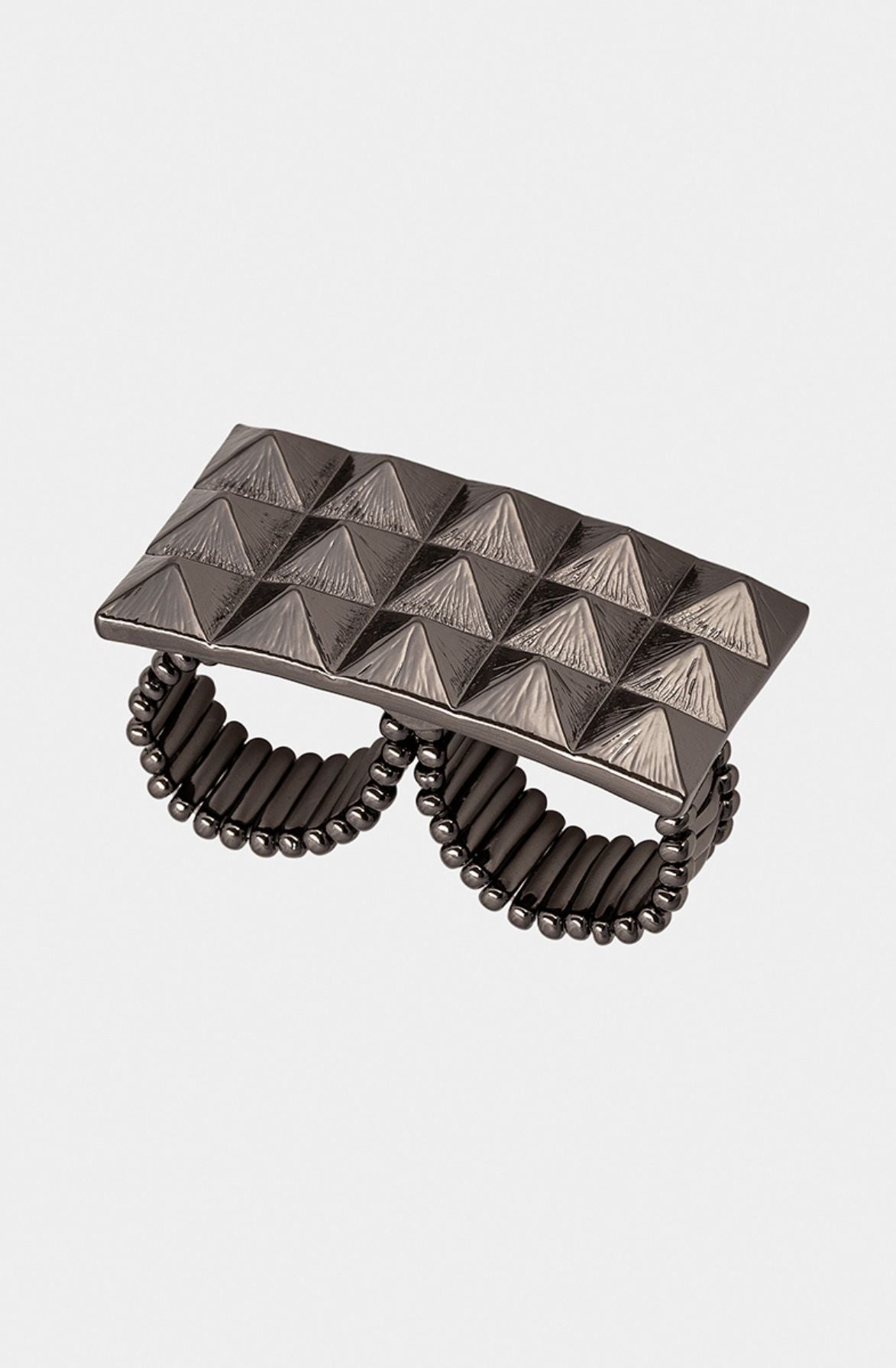 The Whitney Gunmetal Studded Ring