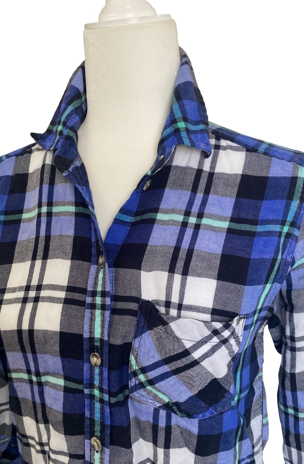 American Eagle Blue Flannel