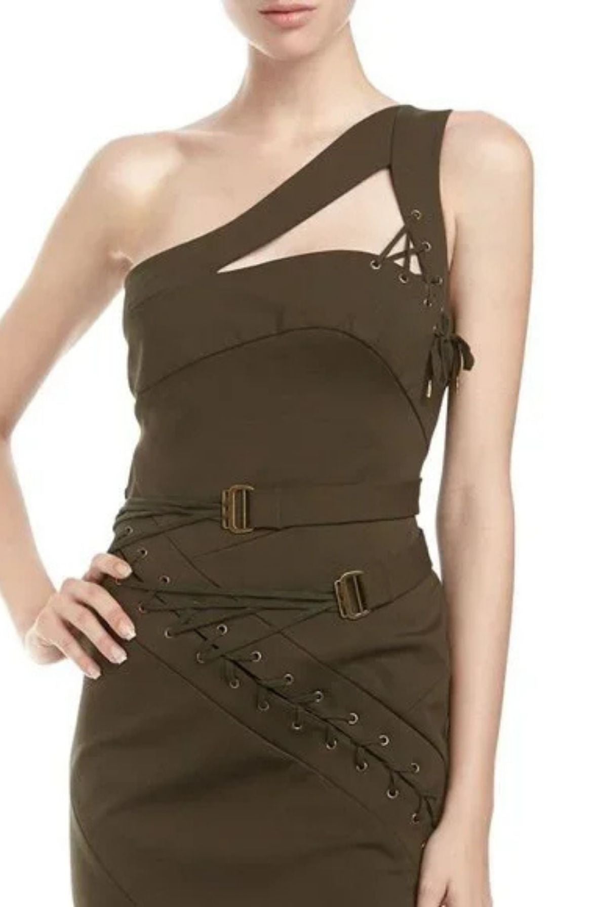 L.A.M.B. By Gwen Stefani One Shoulder Dress