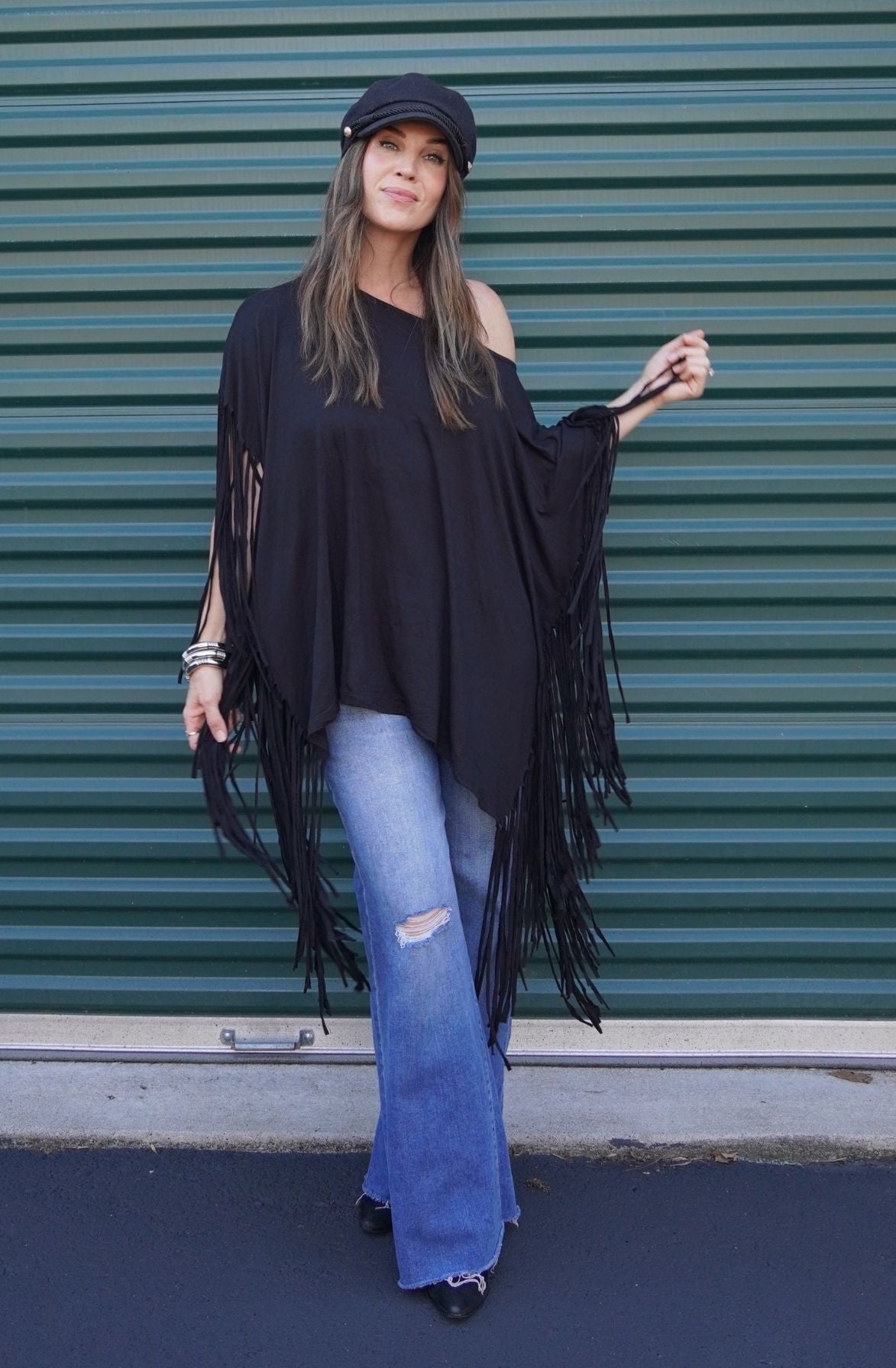 Showstopper Fringe Top