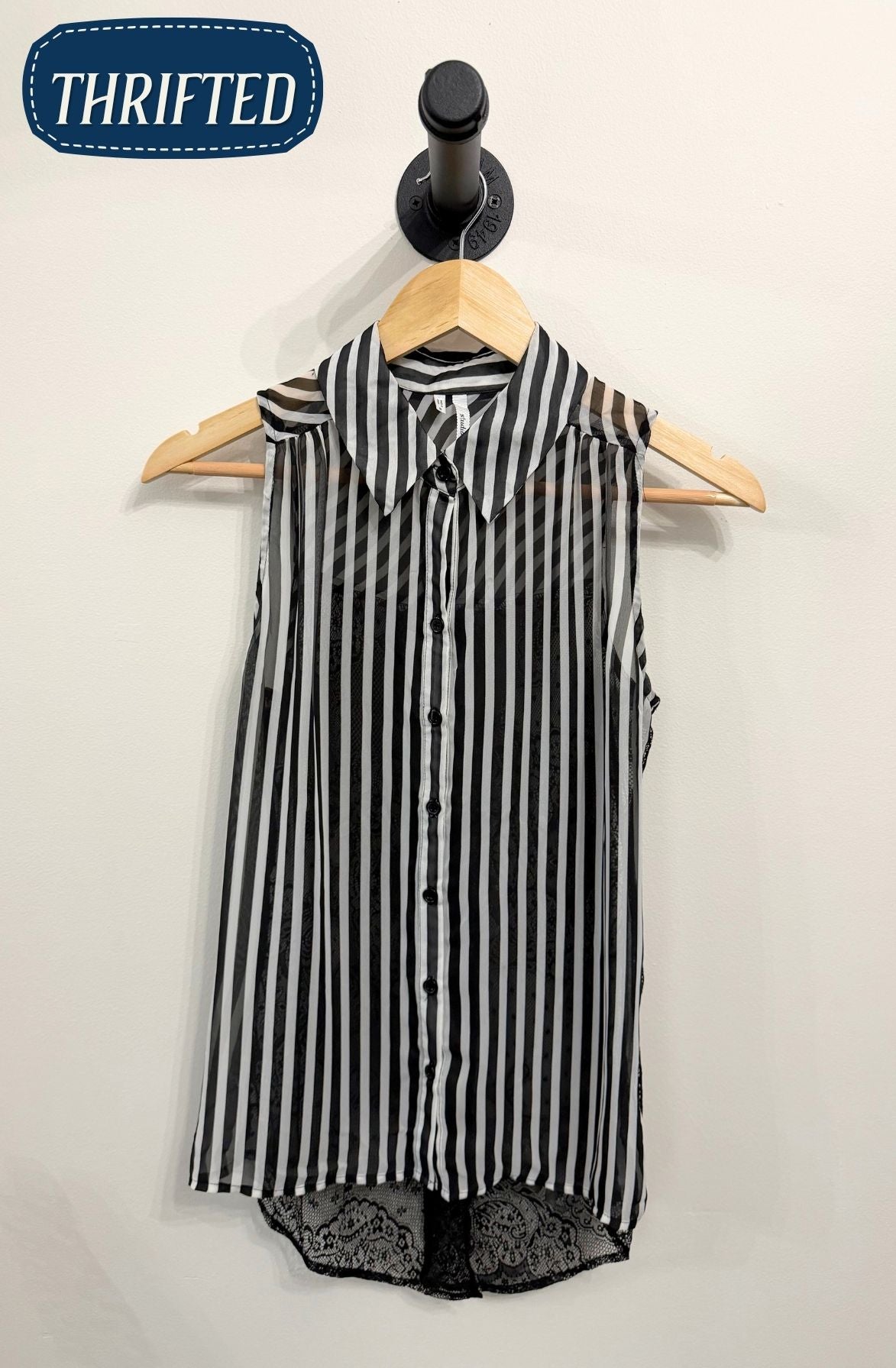 Sheer Button Down