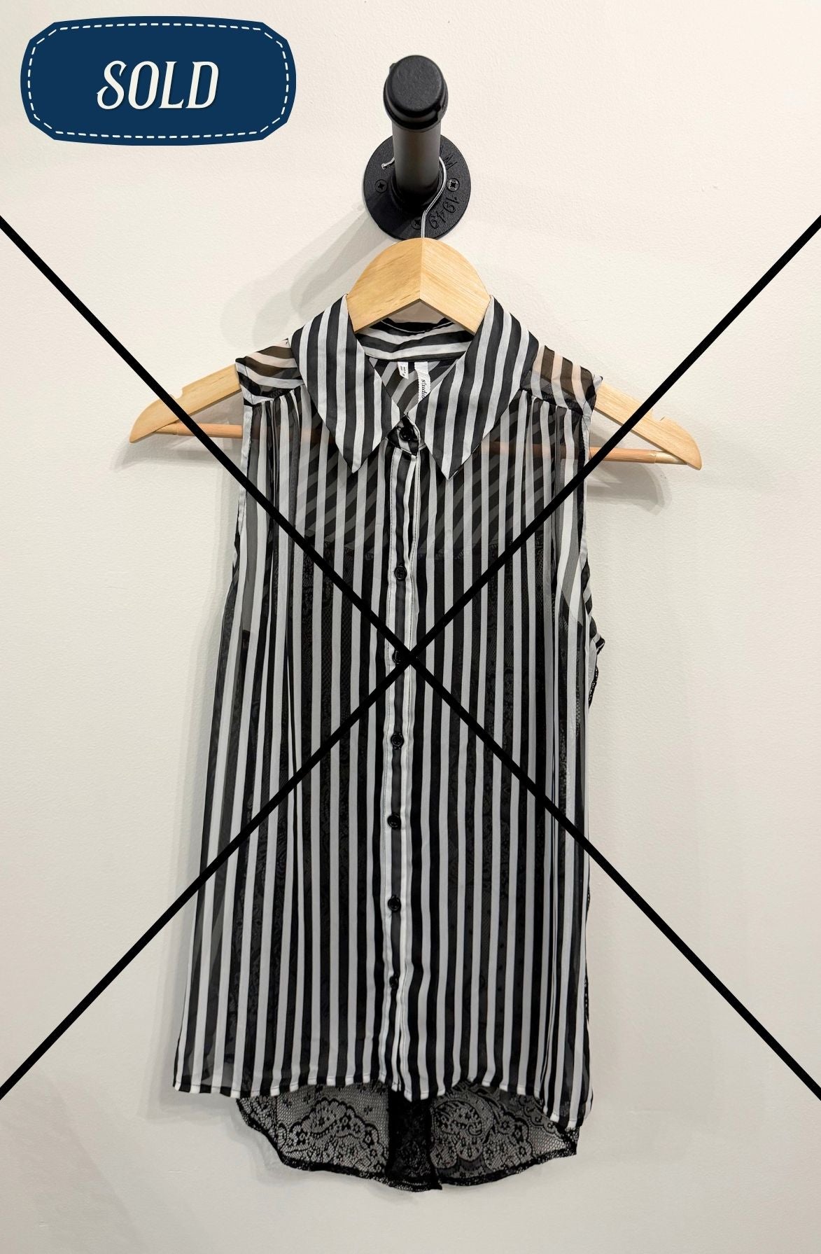 Sheer Button Down