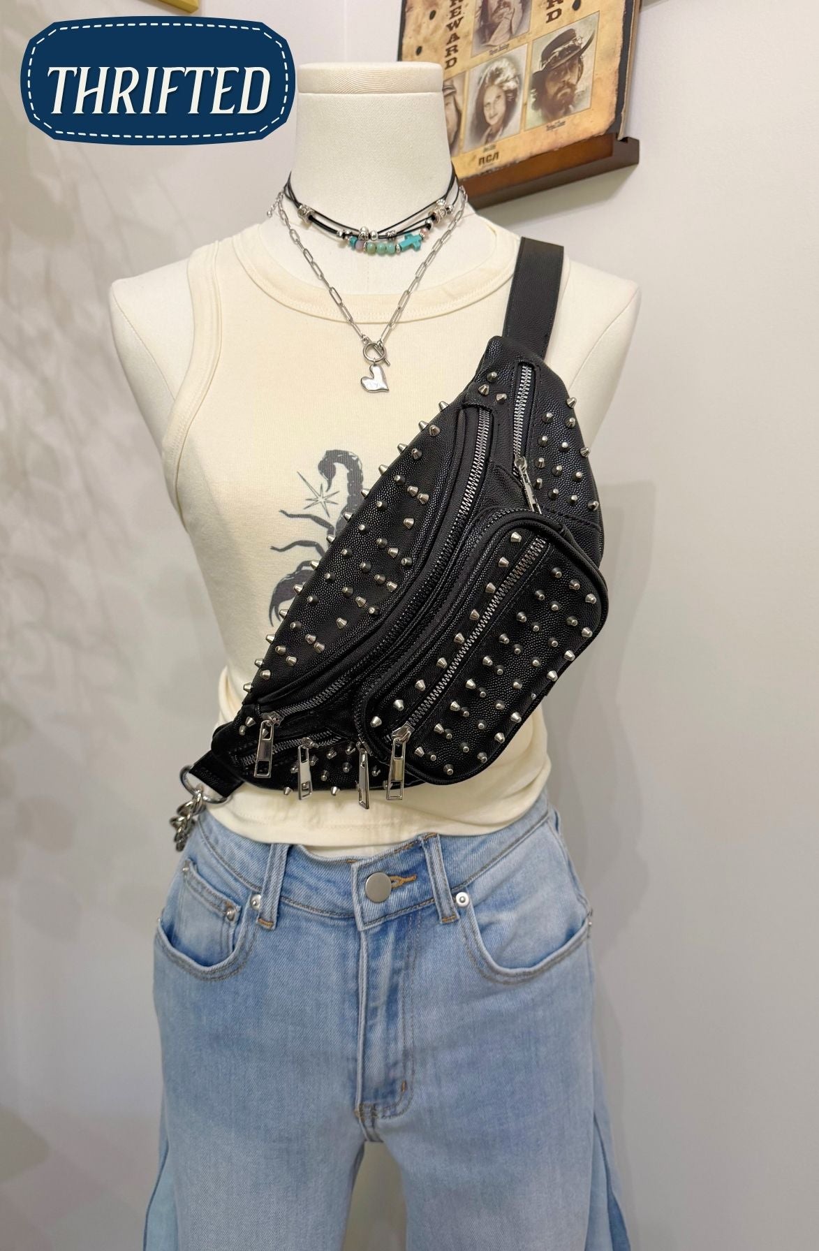 Studded Cross Body Bag (Original)