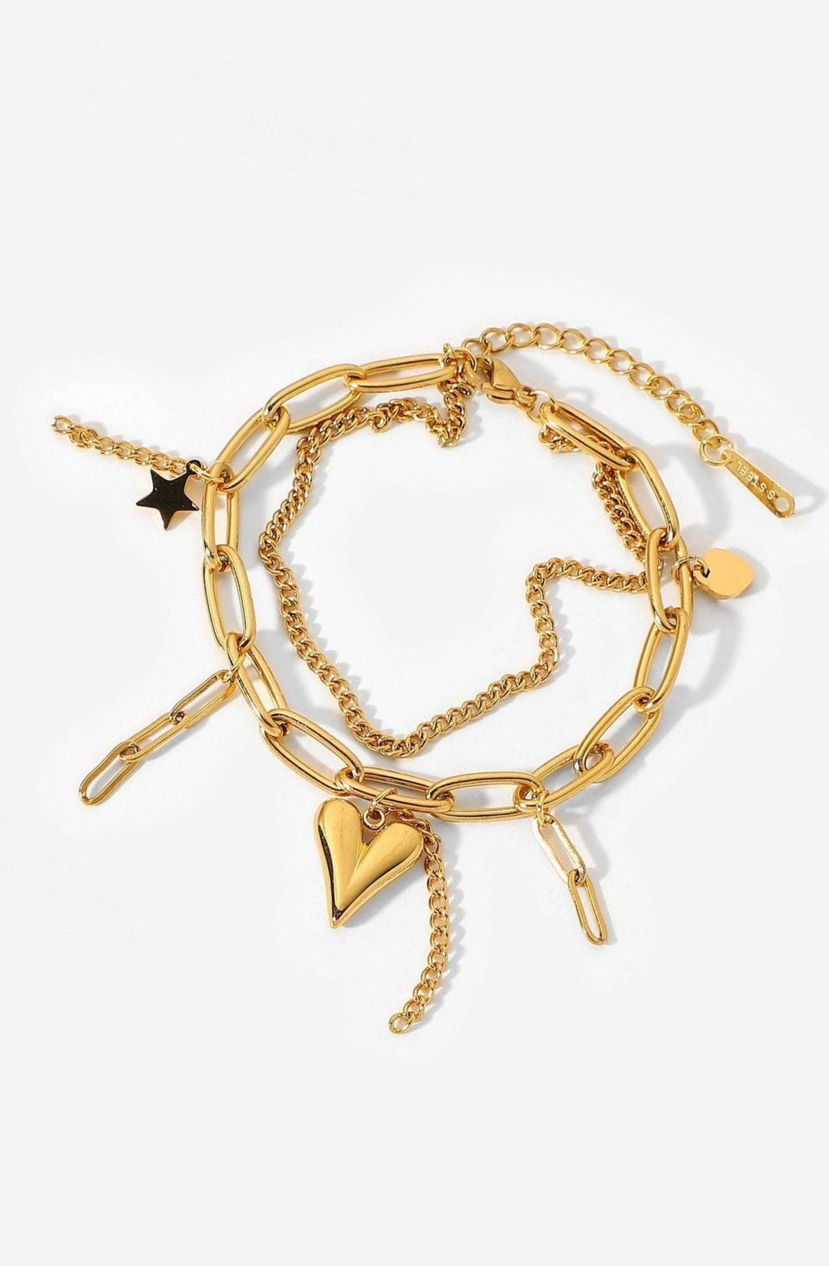 Gold Heart Bracelet