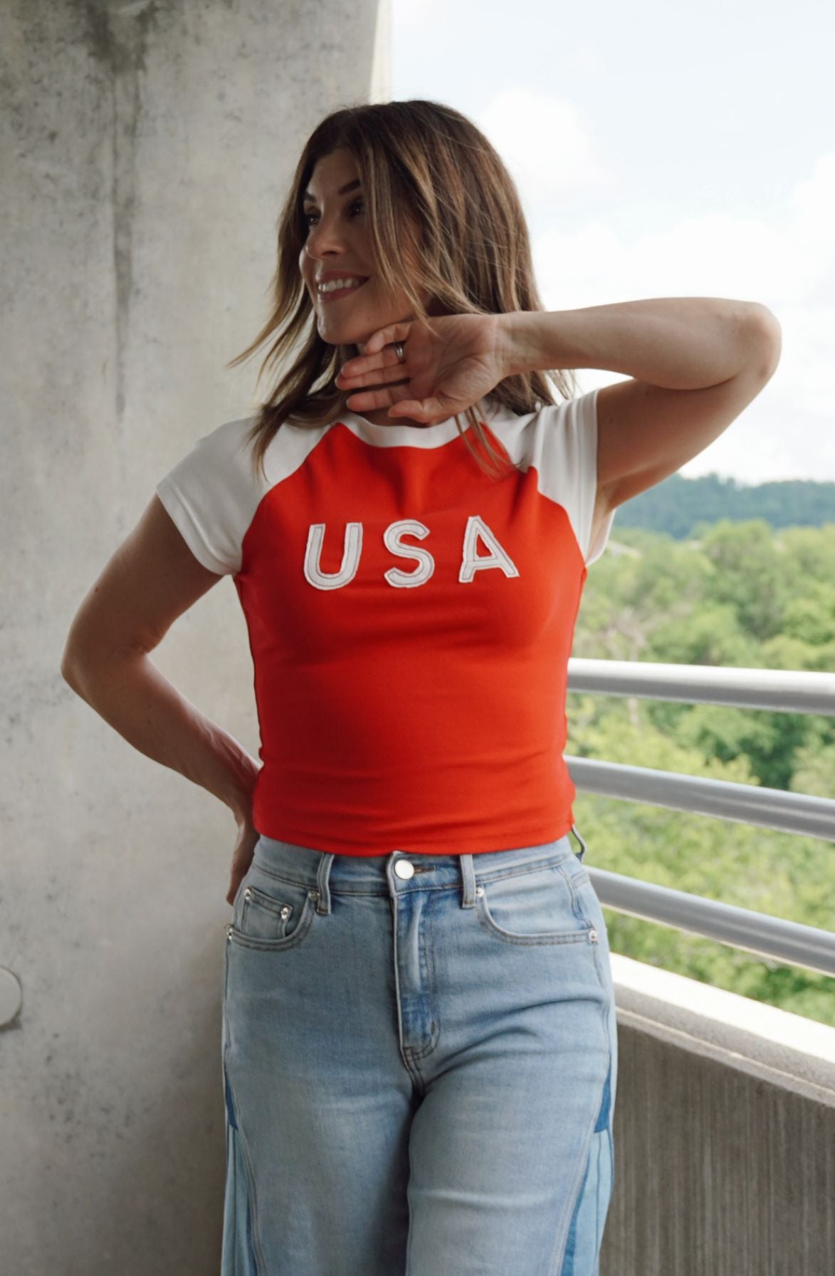 The USA Raglan