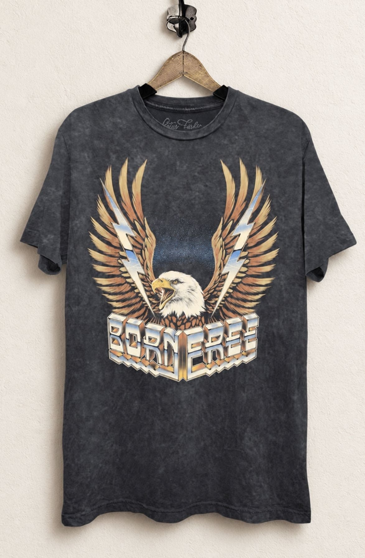 Born Free Mineral Wash Graphic Tee