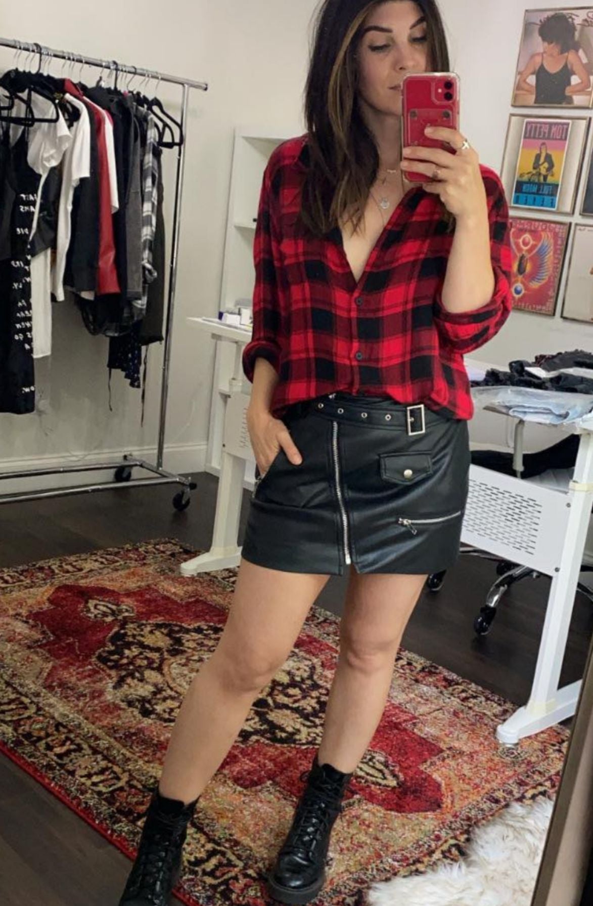 The Annie Vegan Leather Mini