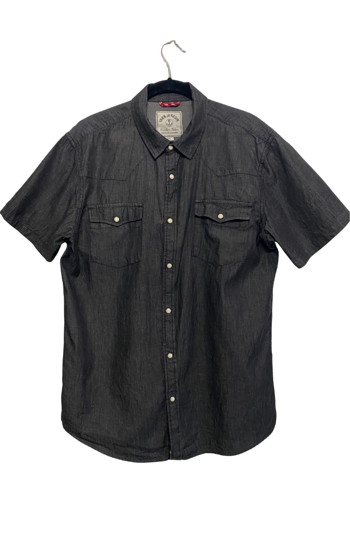 Iron and Resin Men's Western Button Up