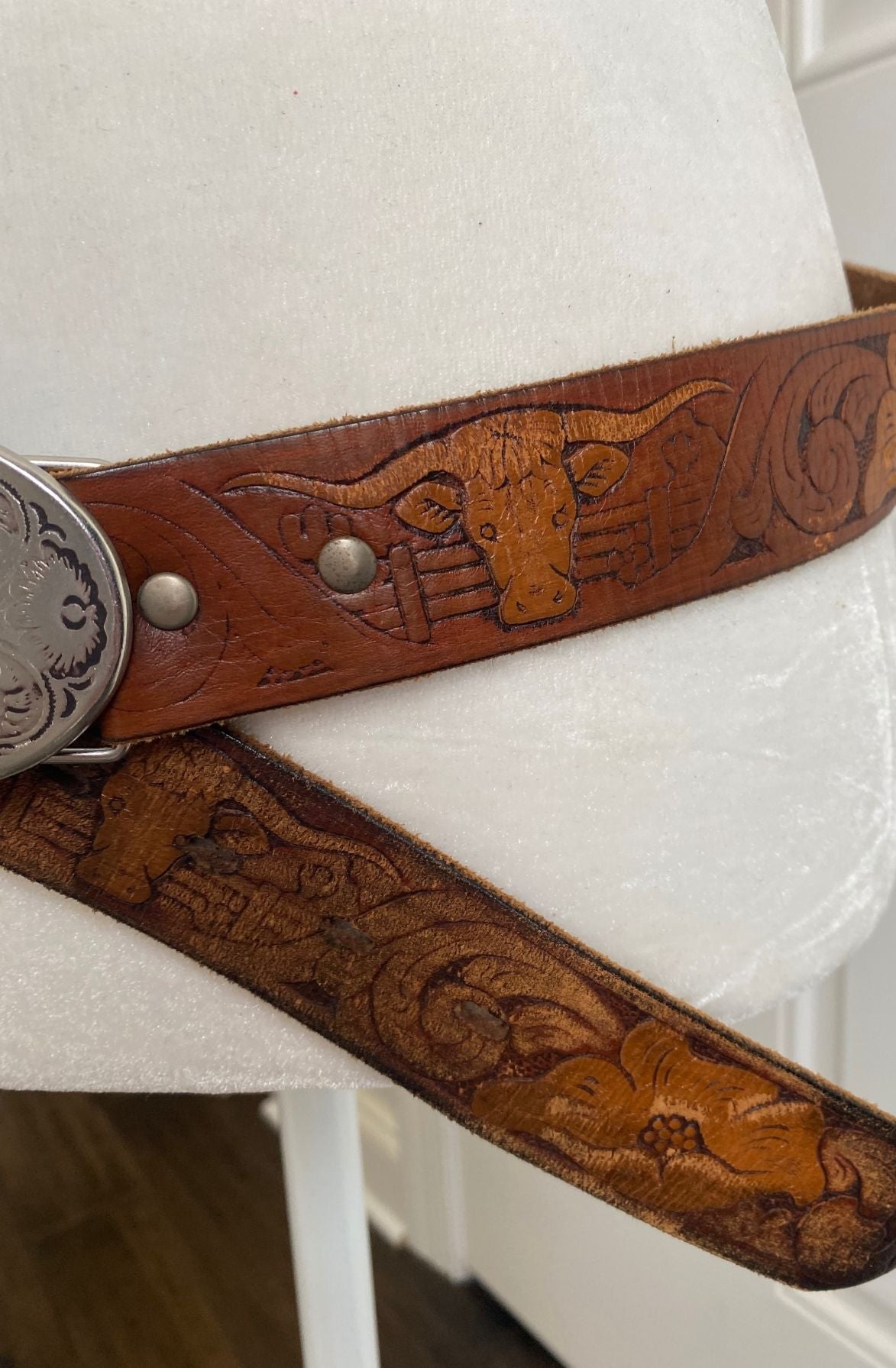 Western Bull Belt (VINTAGE, rare find)