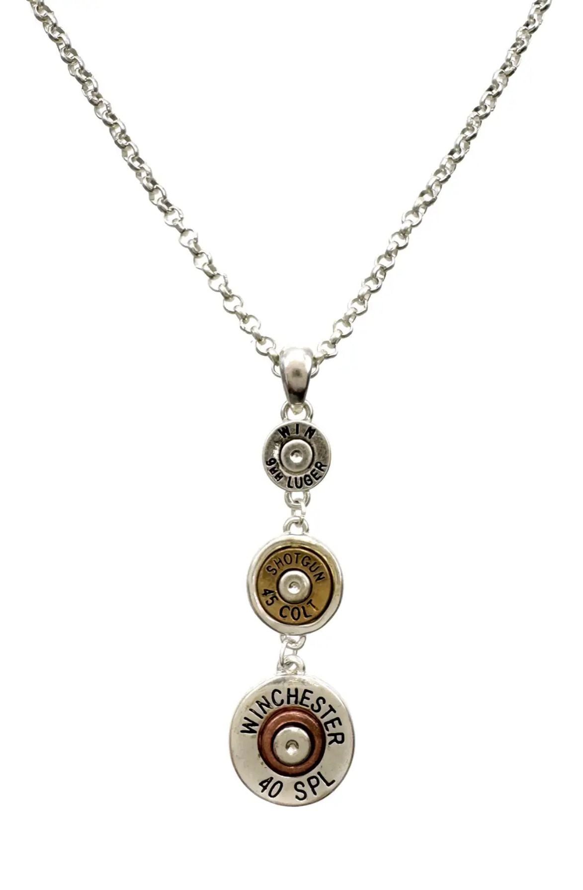 Bullet Shell Pendant Necklace