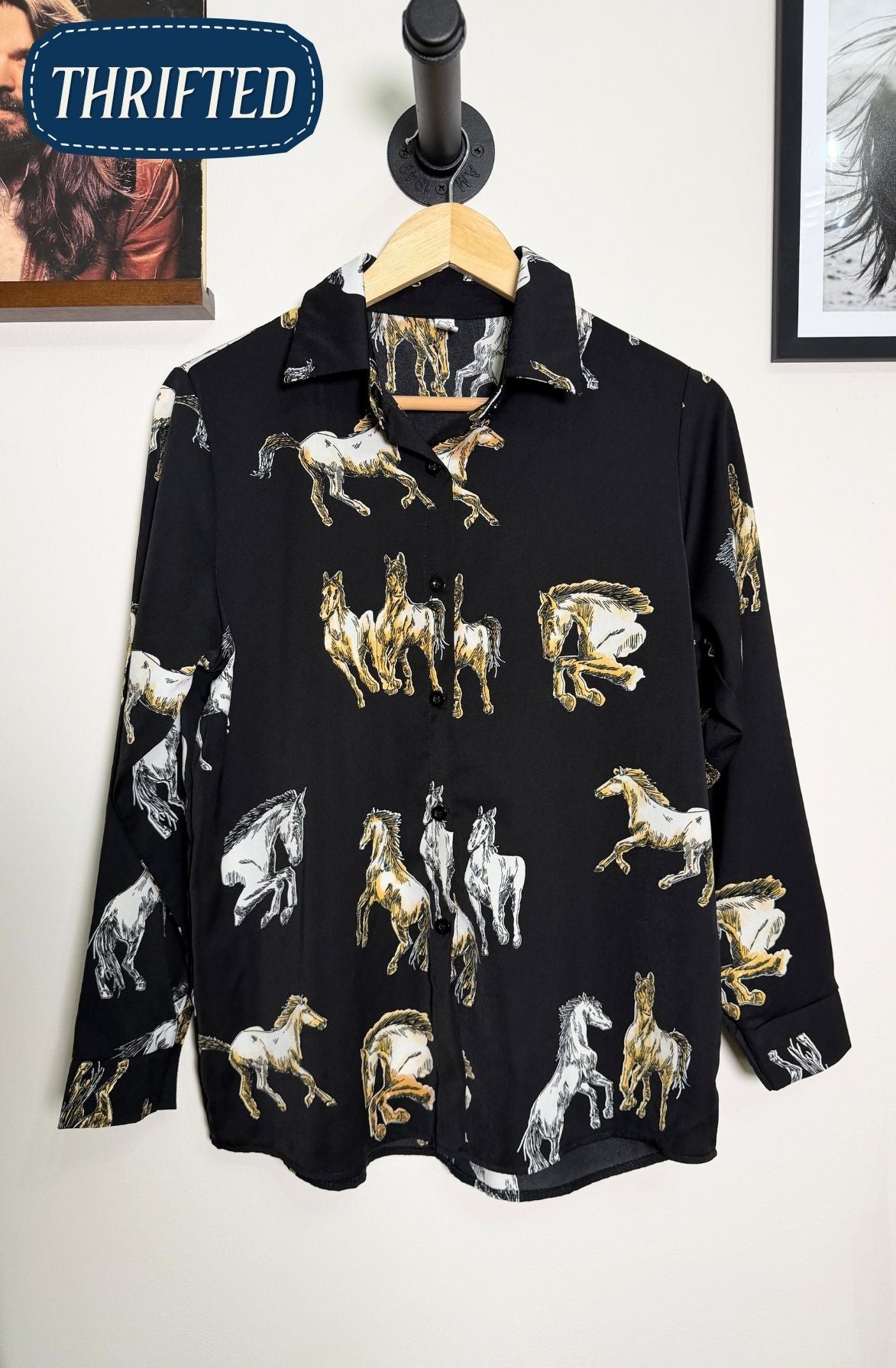 Wild Horses Button Up