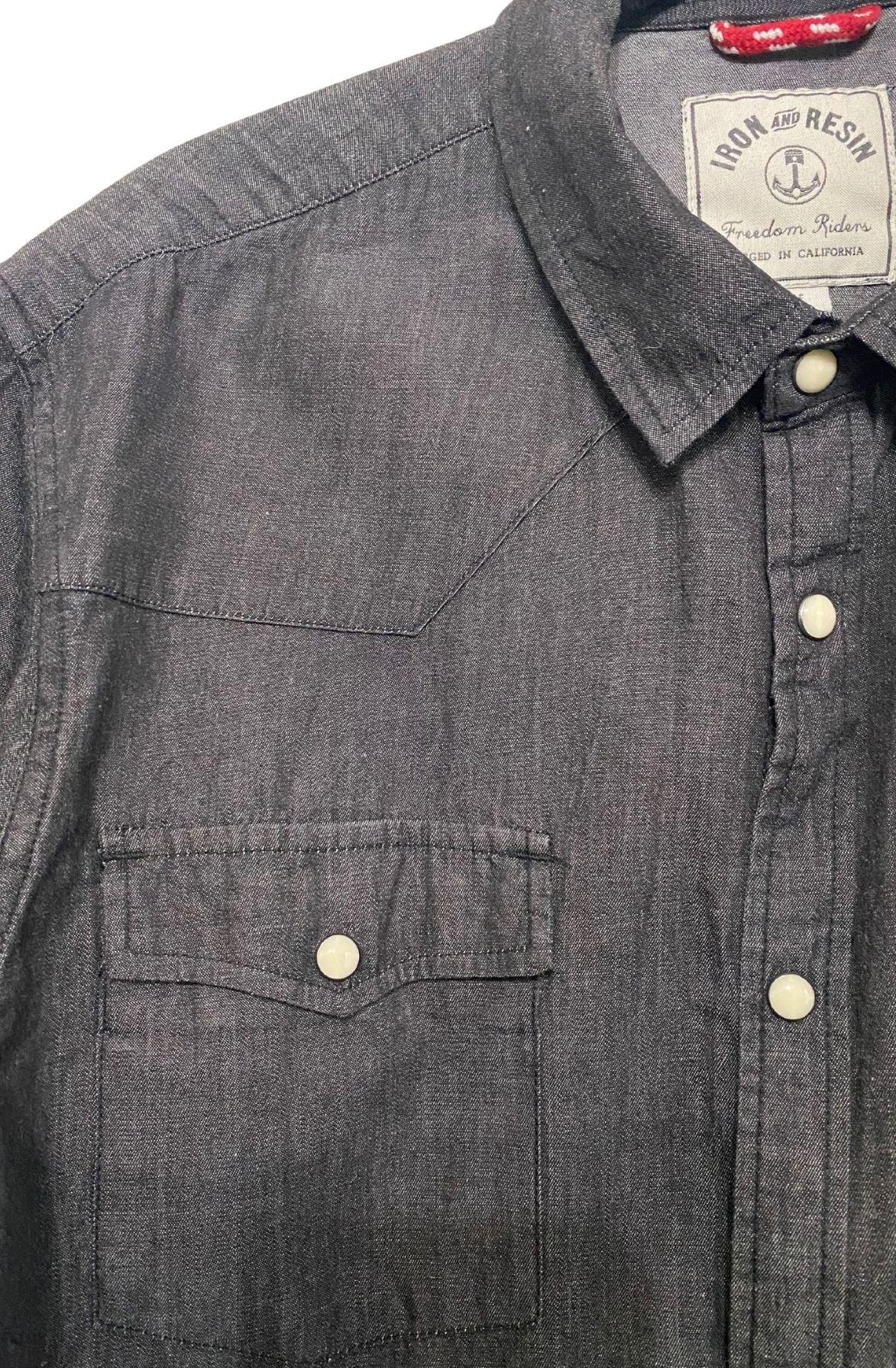 Iron and Resin Men's Western Button Up