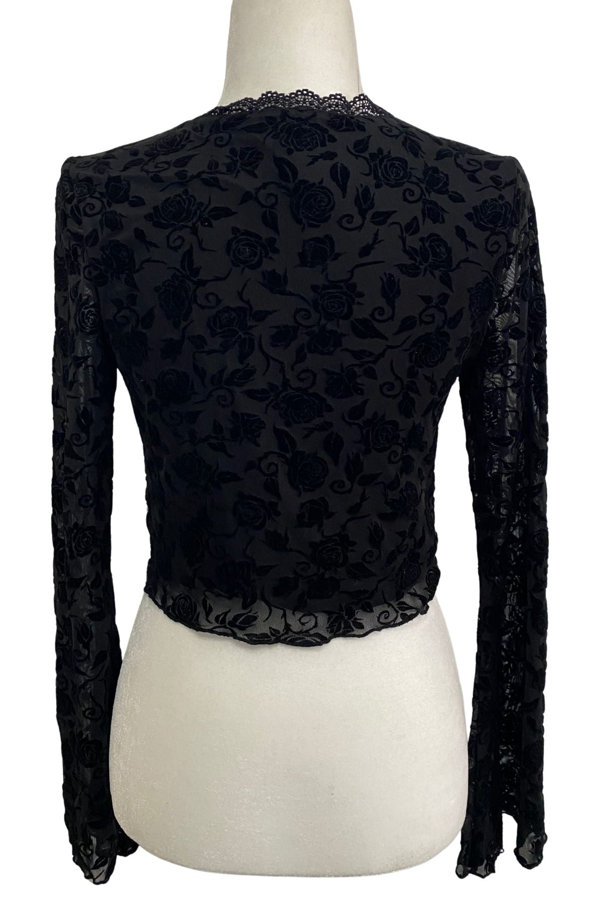 Long Sleeve Top with Lace Detailing