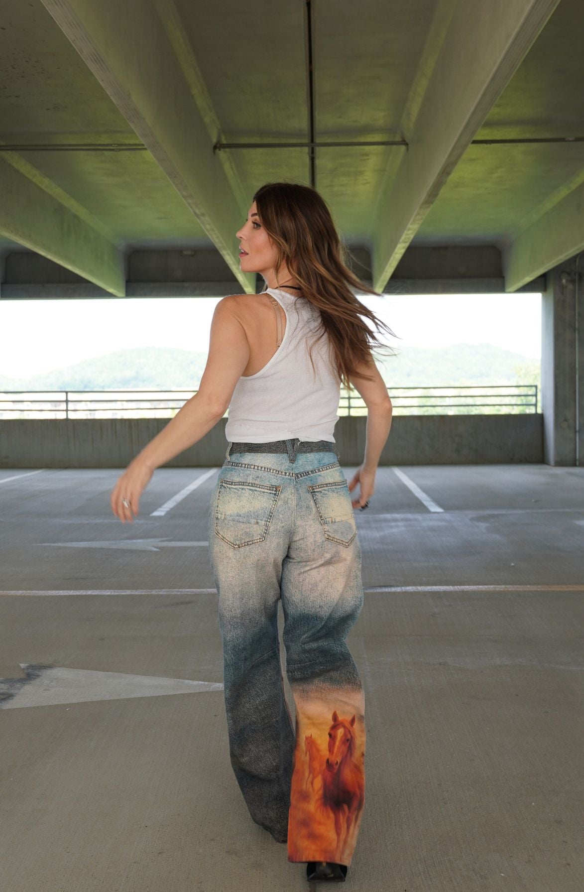 Wild Horses Barrel Jeans