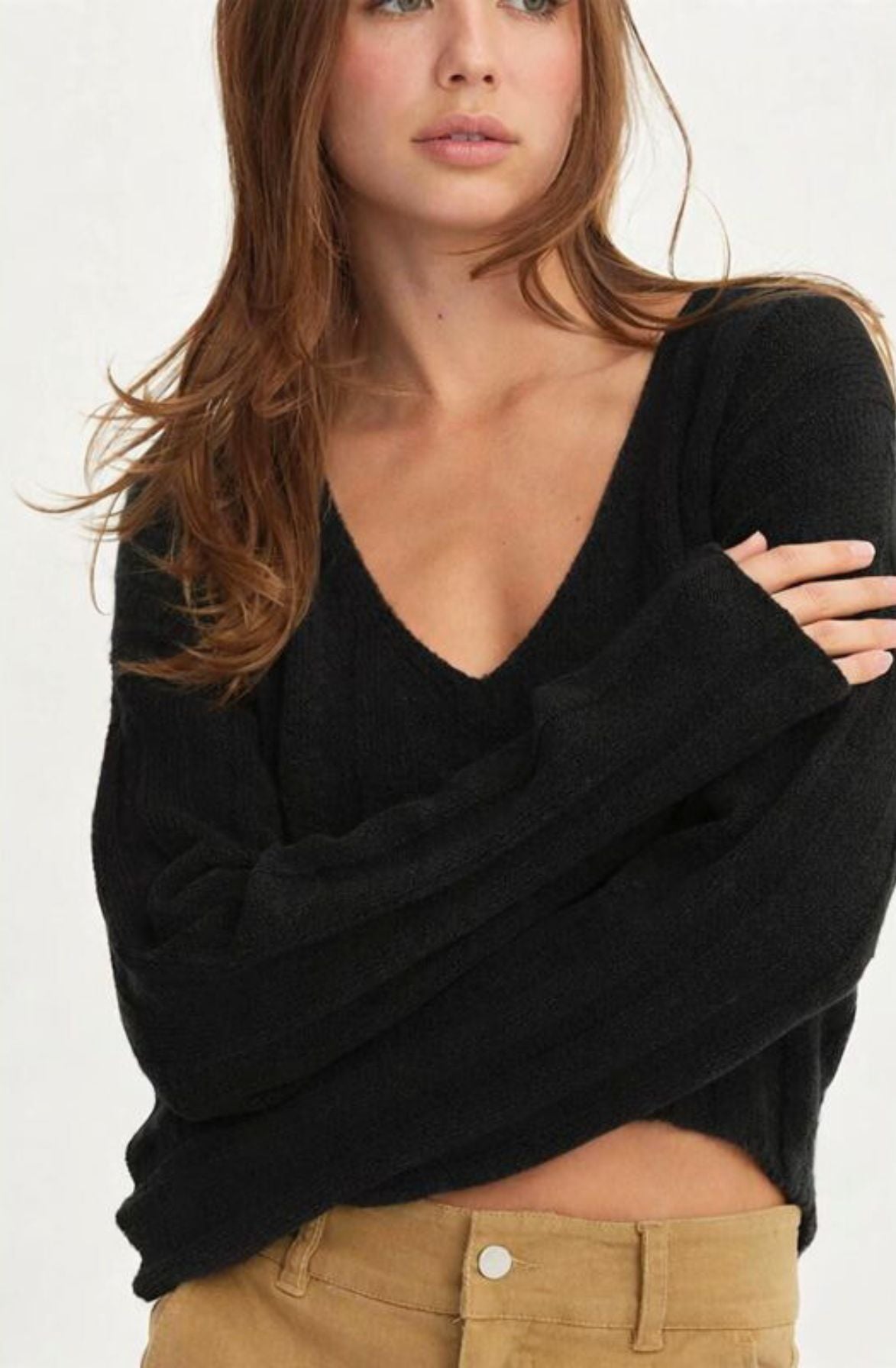 Last Call V-Neck Sweater