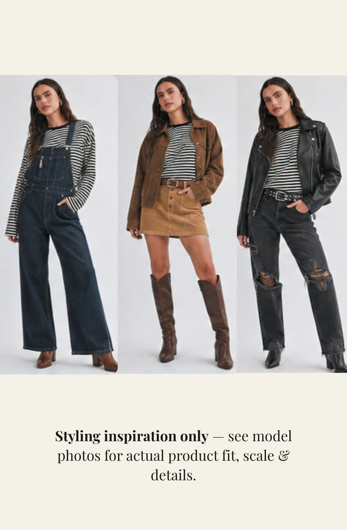 Oversized Stripe Long Sleeve Top