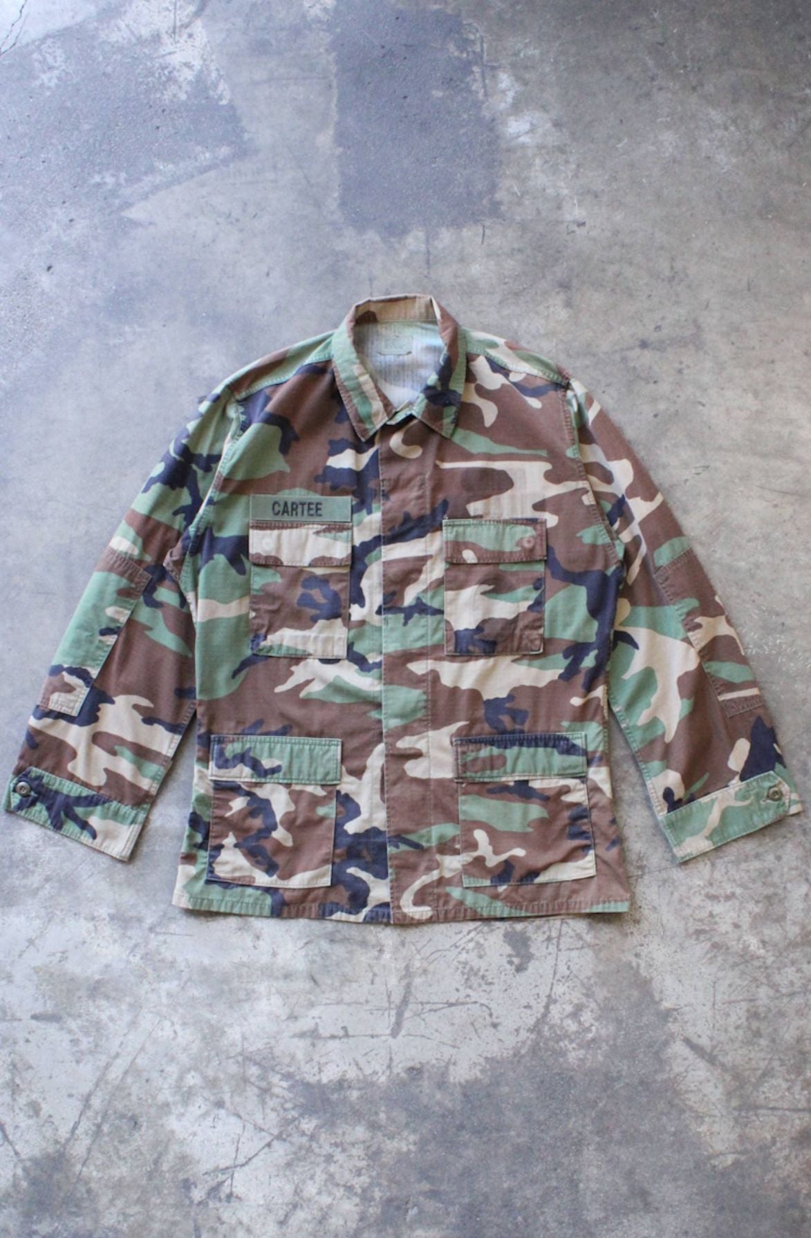 Reworked Vintage Camo Jacket