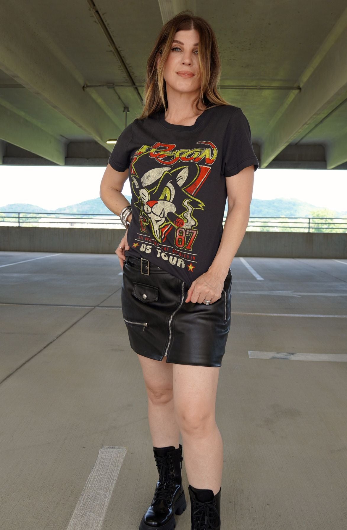 Poison 1986 Band Tee