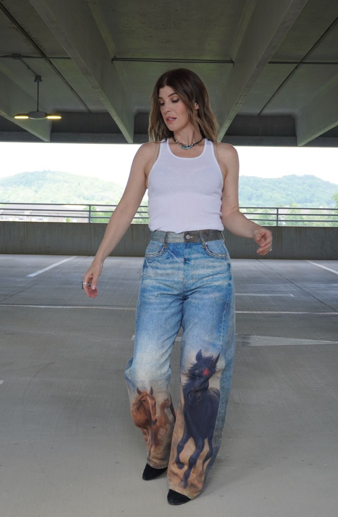 Wild Horses Barrel Jeans