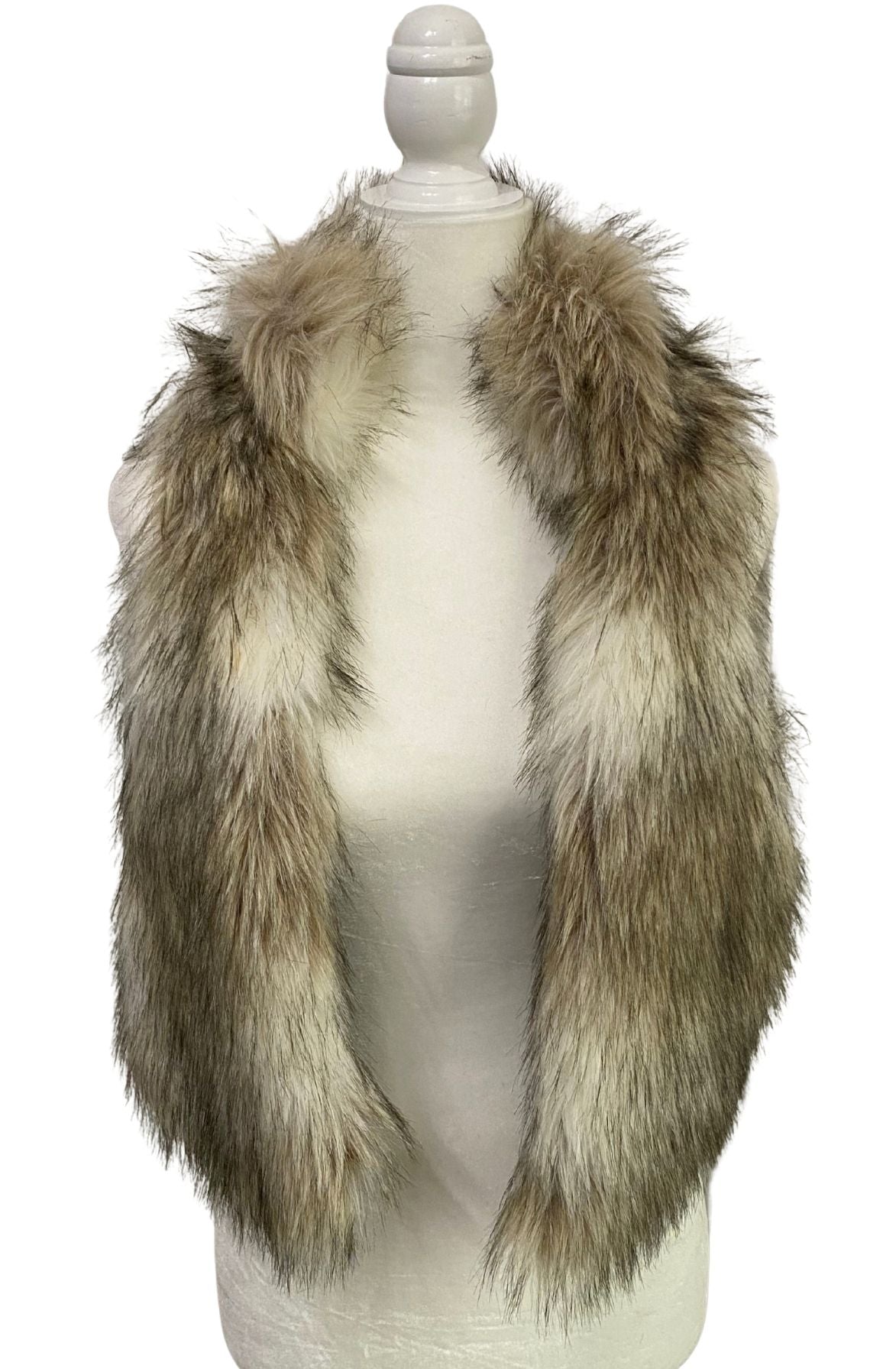 Ann Taylor Loft Fur Vest