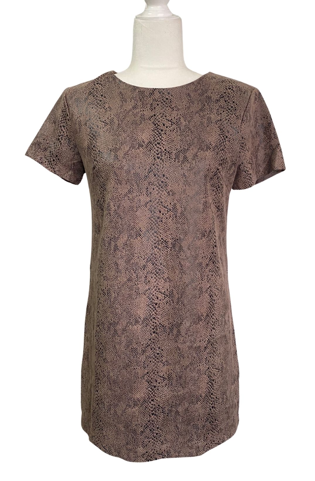 Snakeskin Shift Dress