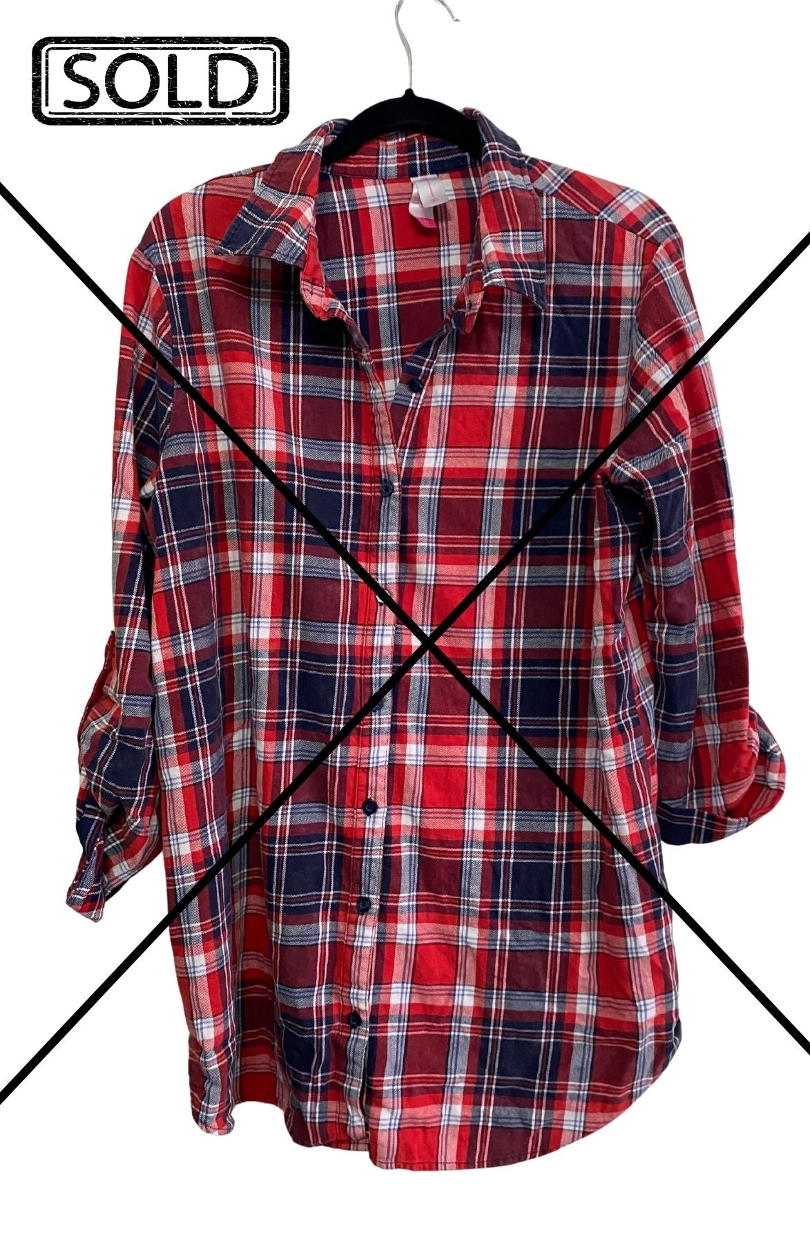 Plaid Long Sleeve Button Up