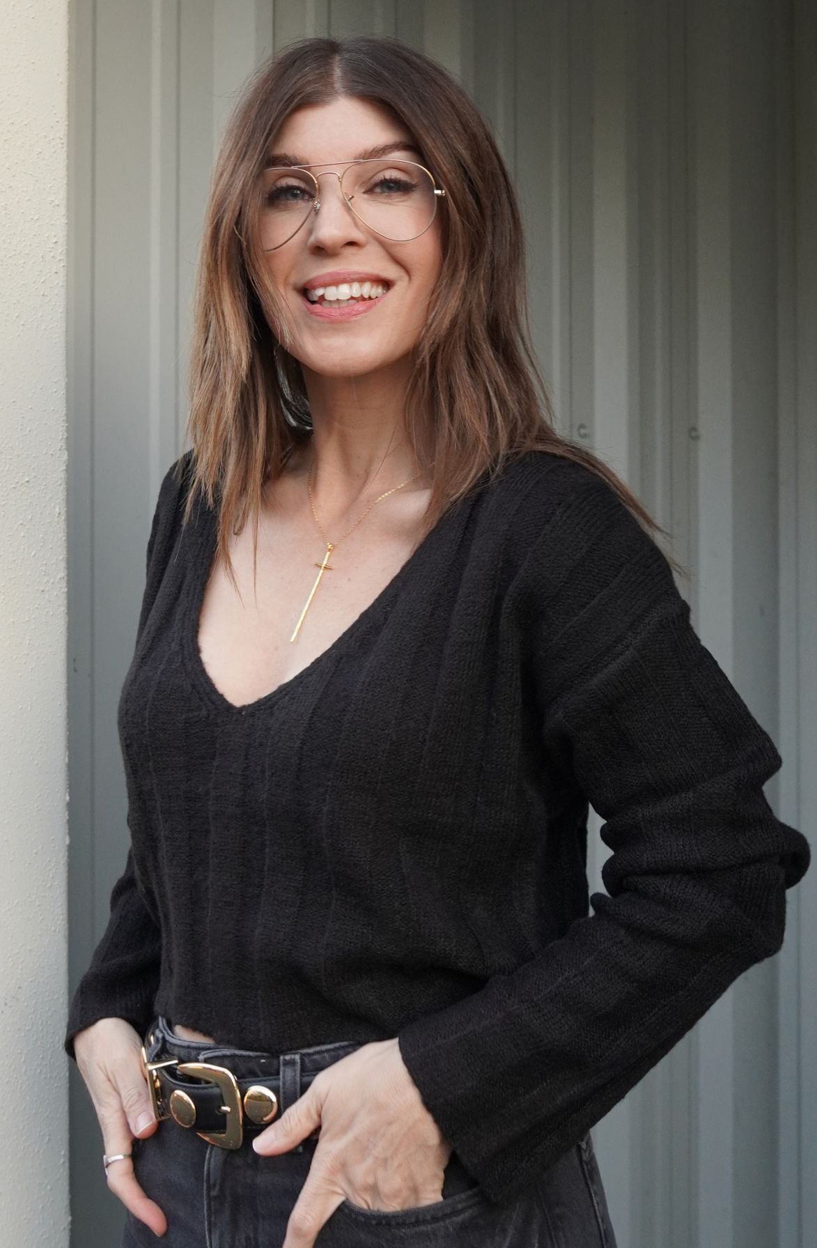 Last Call V-Neck Sweater