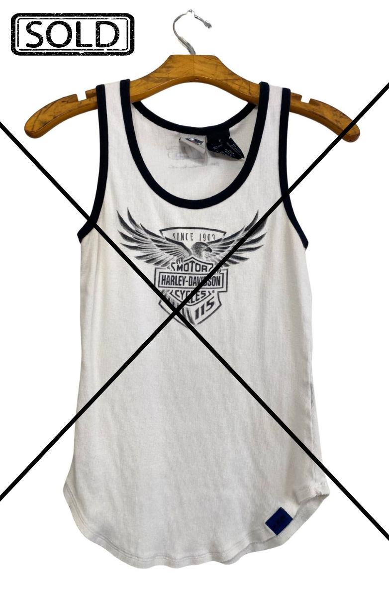 Vintage Harley-Davidson Winged Logo Tank