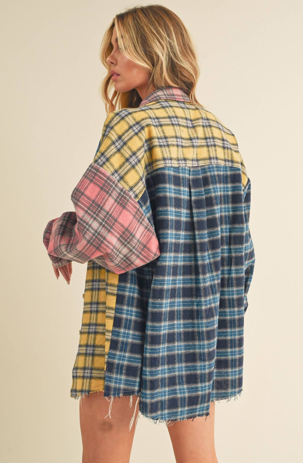 Mixed Signals Plaid Shirt