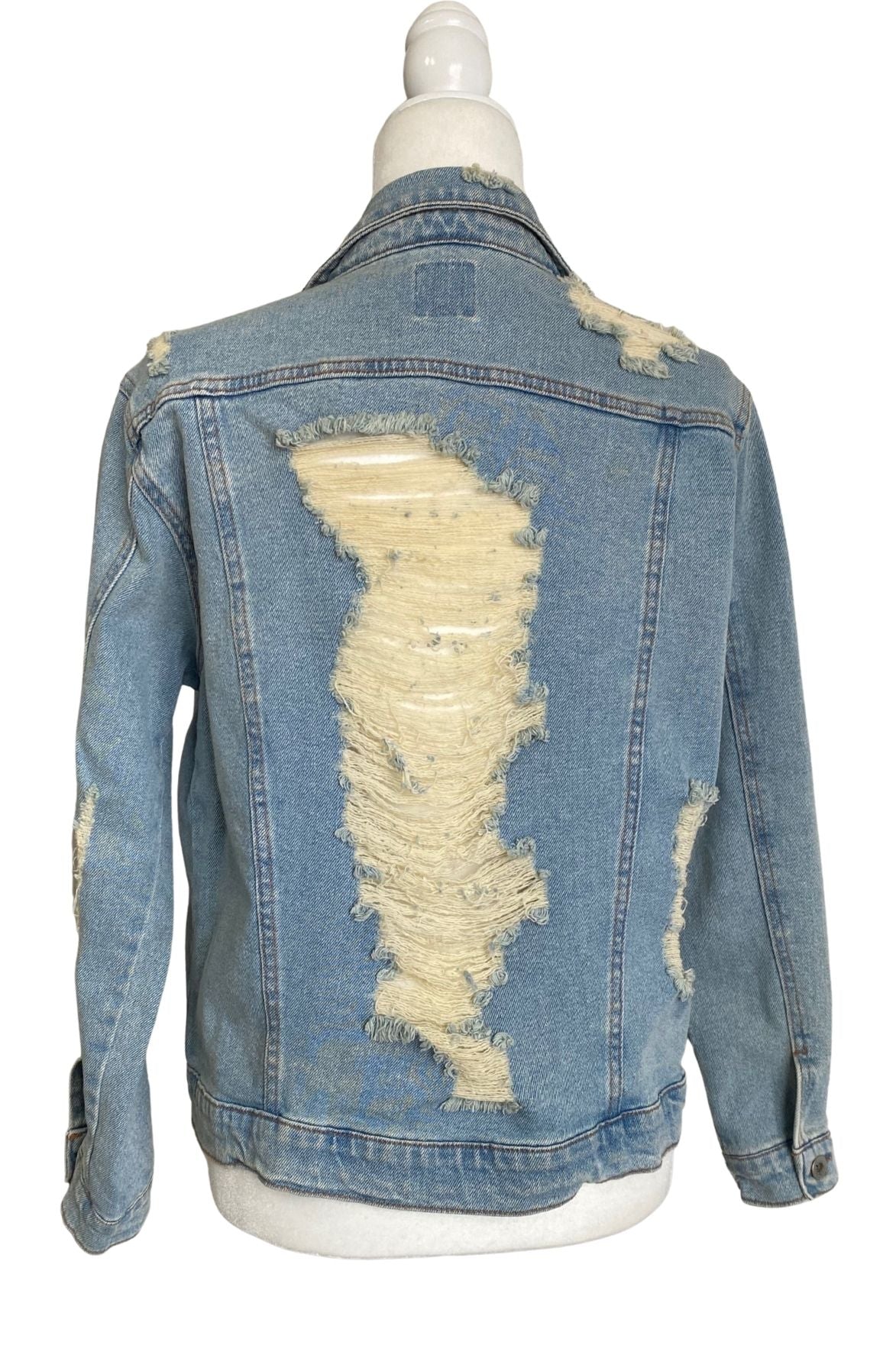 Distressed Denim Jacket