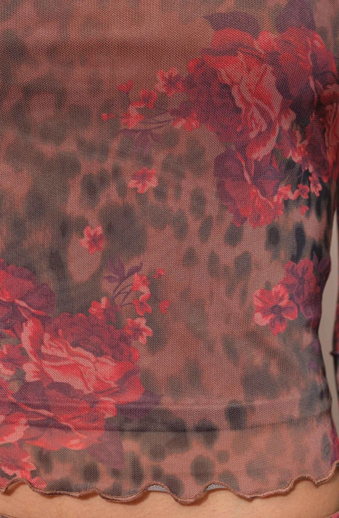 Leopard Off Shoulder Top