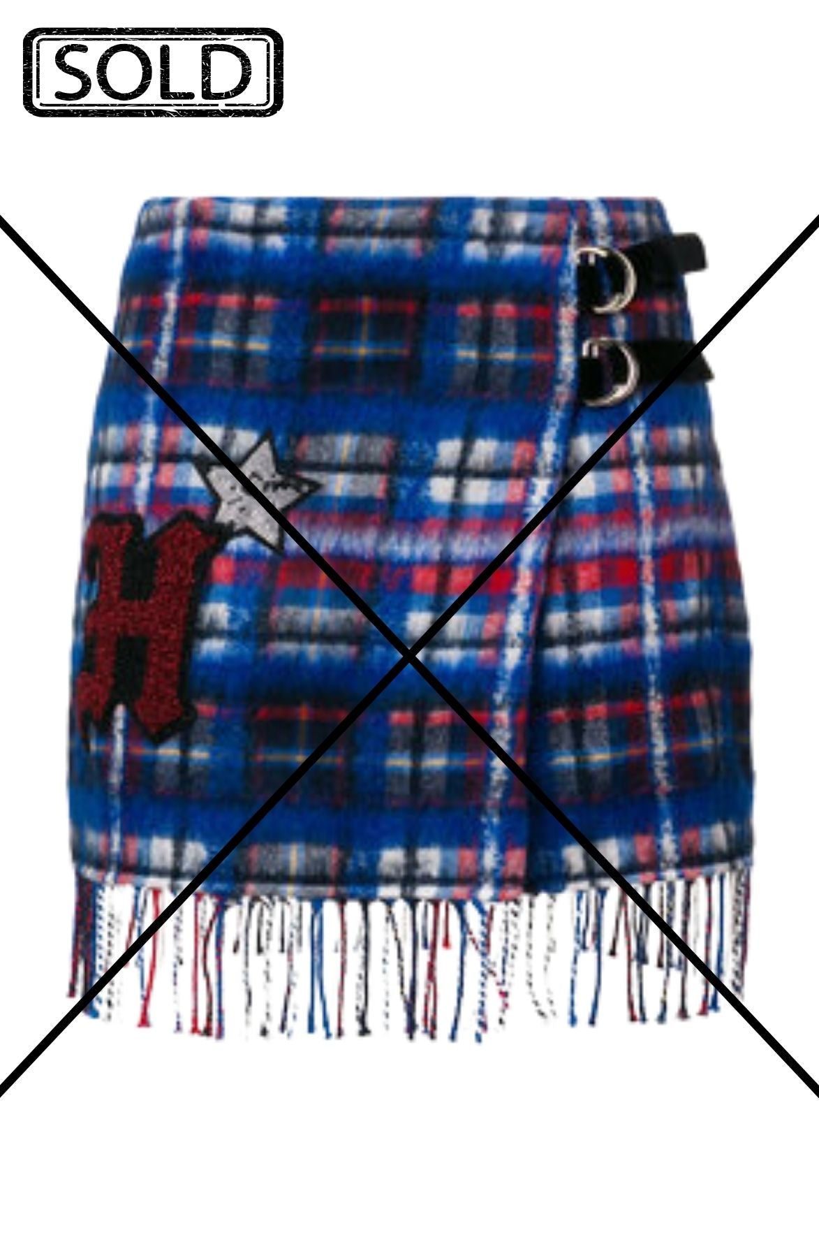 Tommy Hilfiger Wool Wrap Skirt