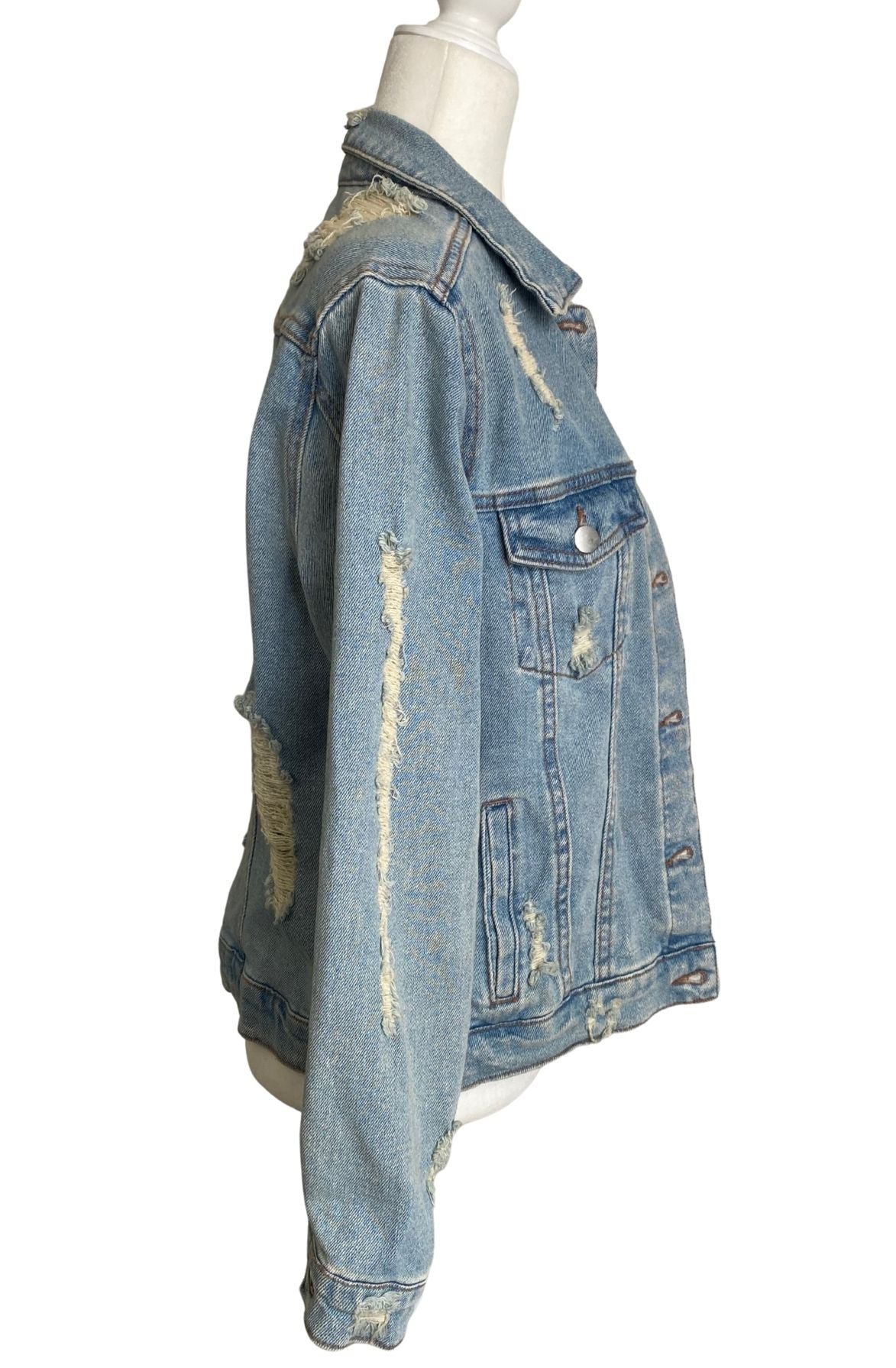 Distressed Denim Jacket