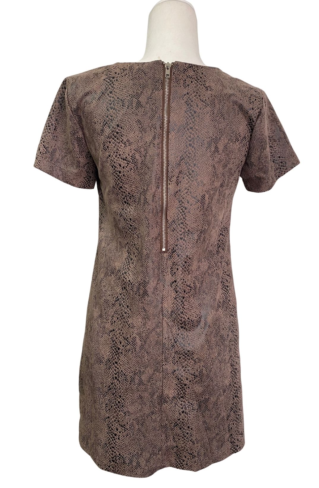 Snakeskin Shift Dress