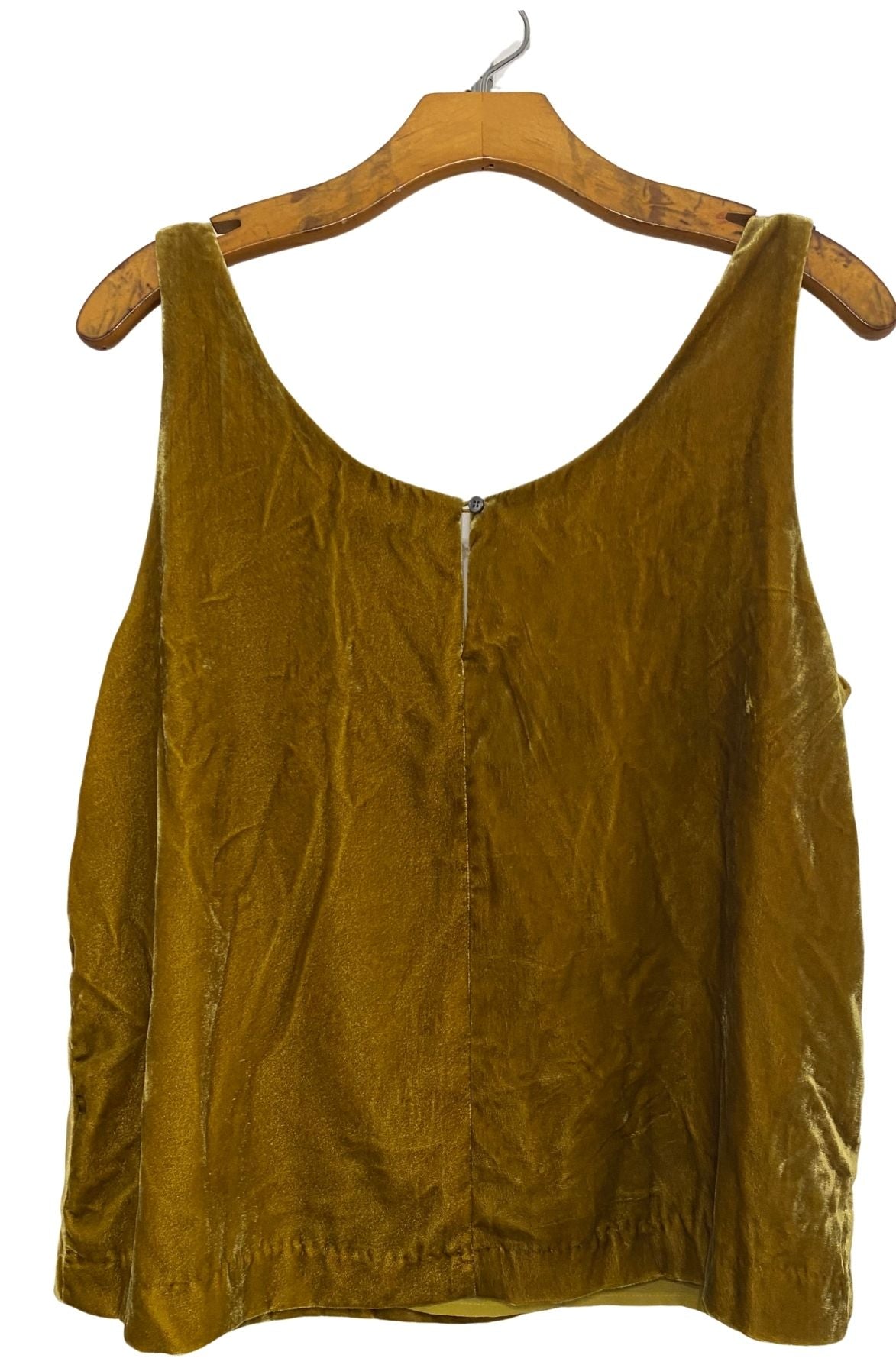 J. Crew Gold Velvet Tank