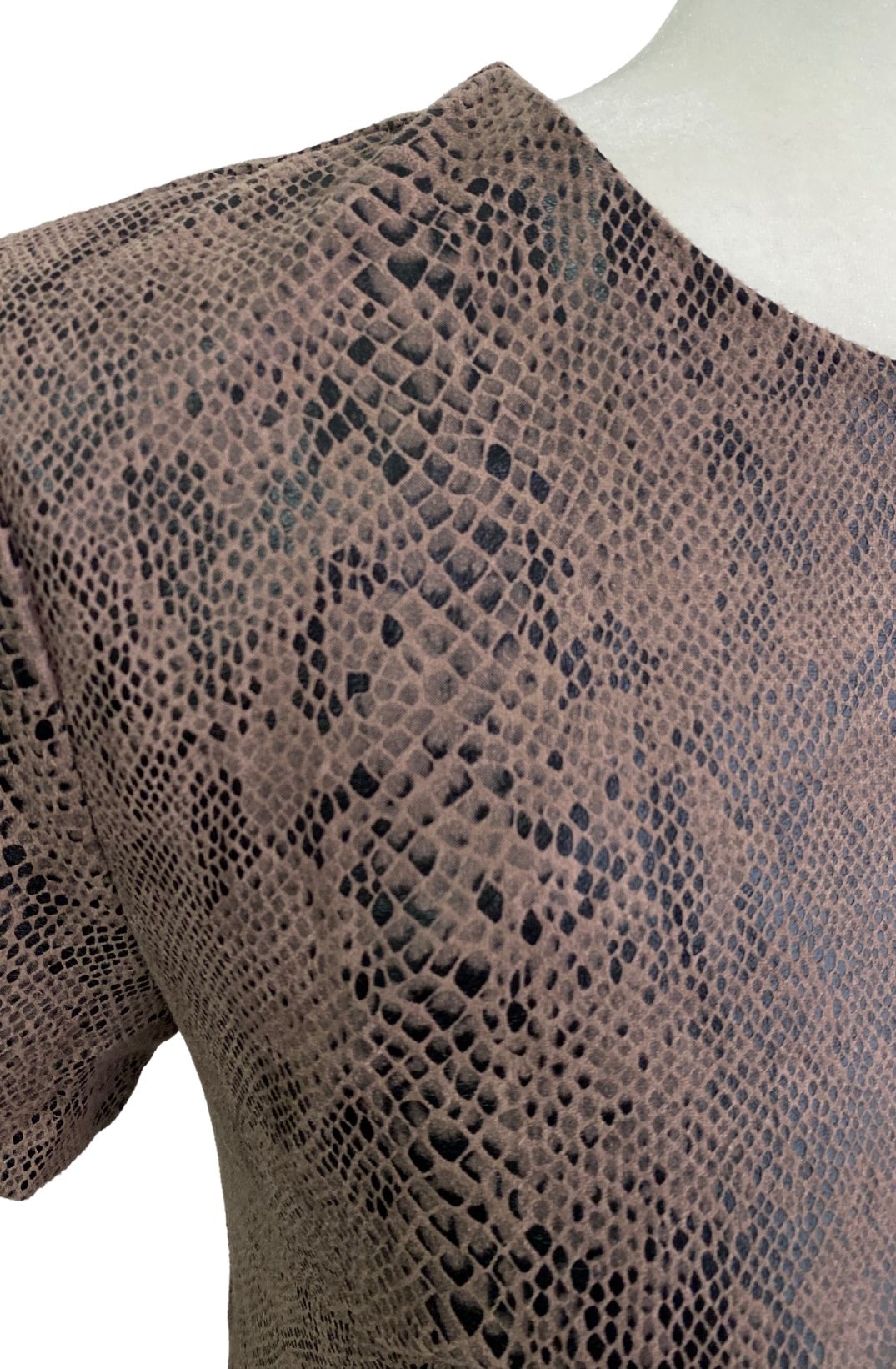 Snakeskin Shift Dress