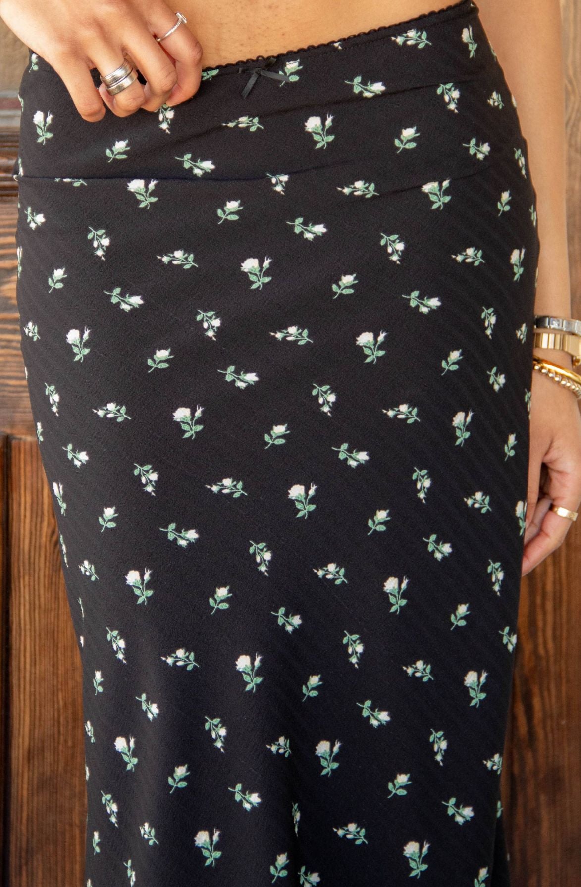 Floral Midi Skirt