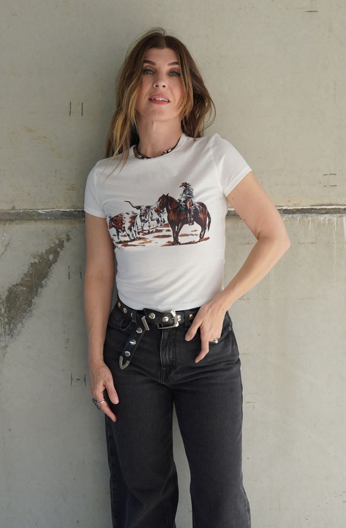 Saddle Up Baby Tee