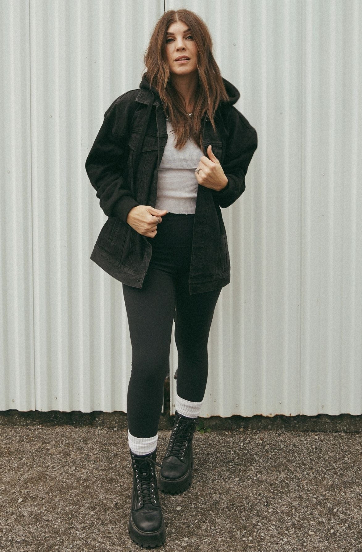 Hooded Boyfriend Jacket