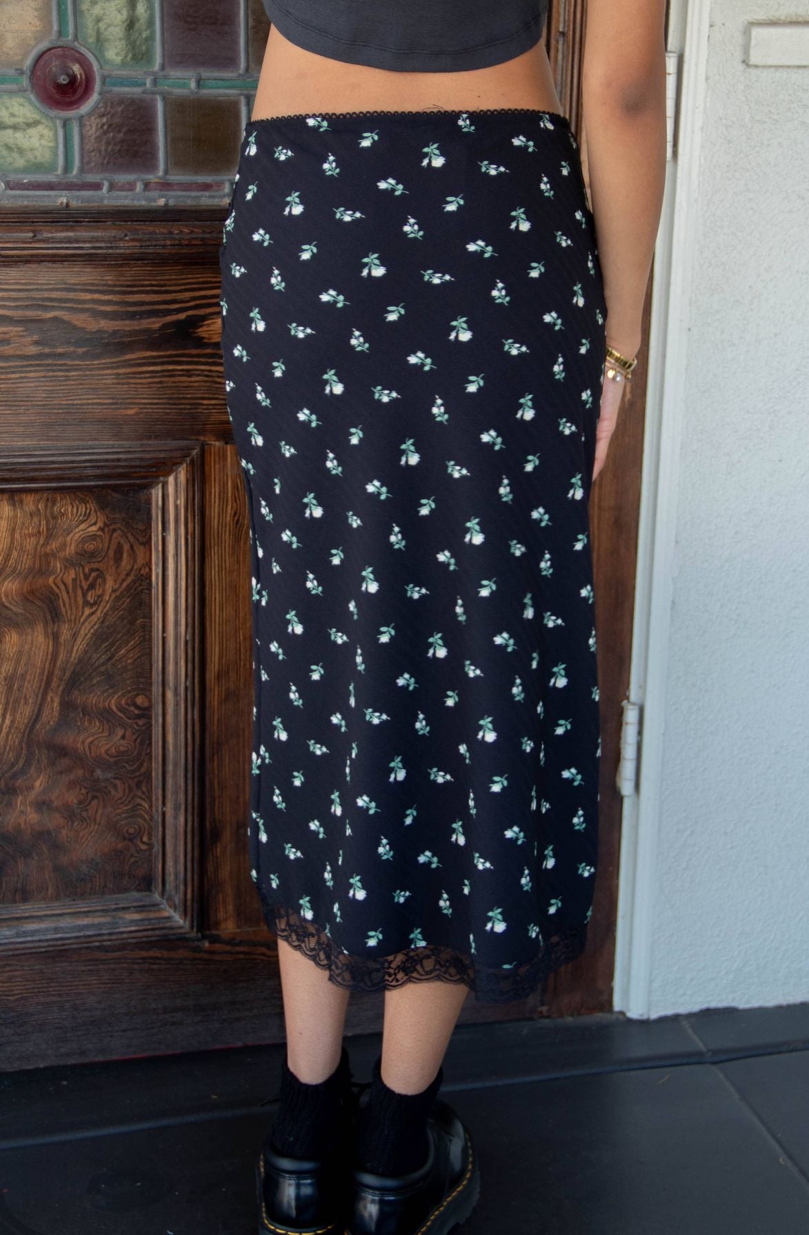 Floral Midi Skirt