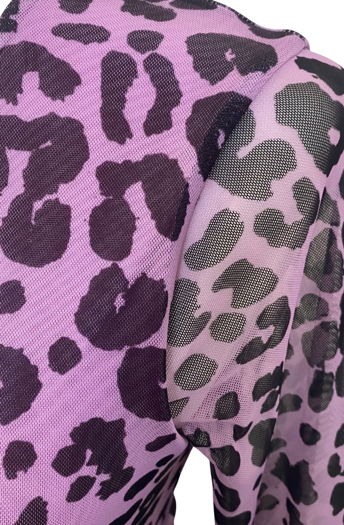 Lovers and Friends Lavender Leopard Mini Dress